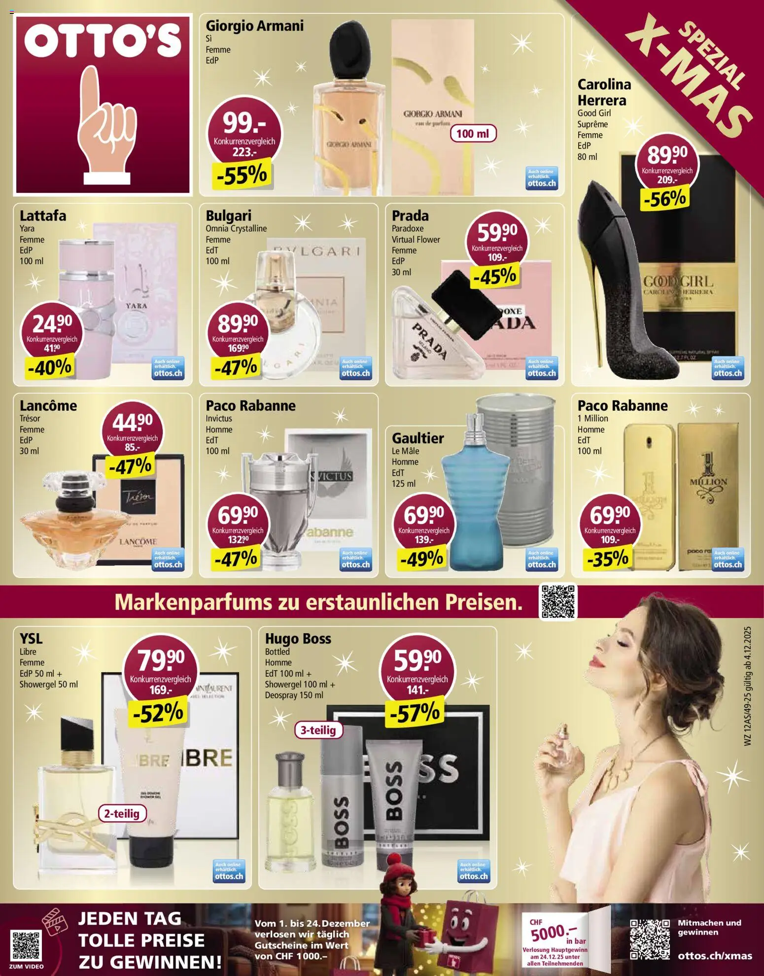 Otto's Aktionen X-mas – gültig ab 01.12.2025 | Seite: 1 | Produkte: Deospray, Video