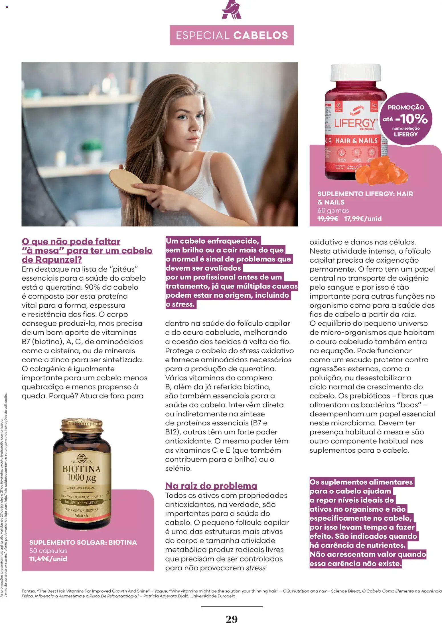 Auchan - Beleza - Especial Capilares │ válido de 01.02.2026 | Página: 29 | Produtos: Ferro, Sal, Mesa, Proteina