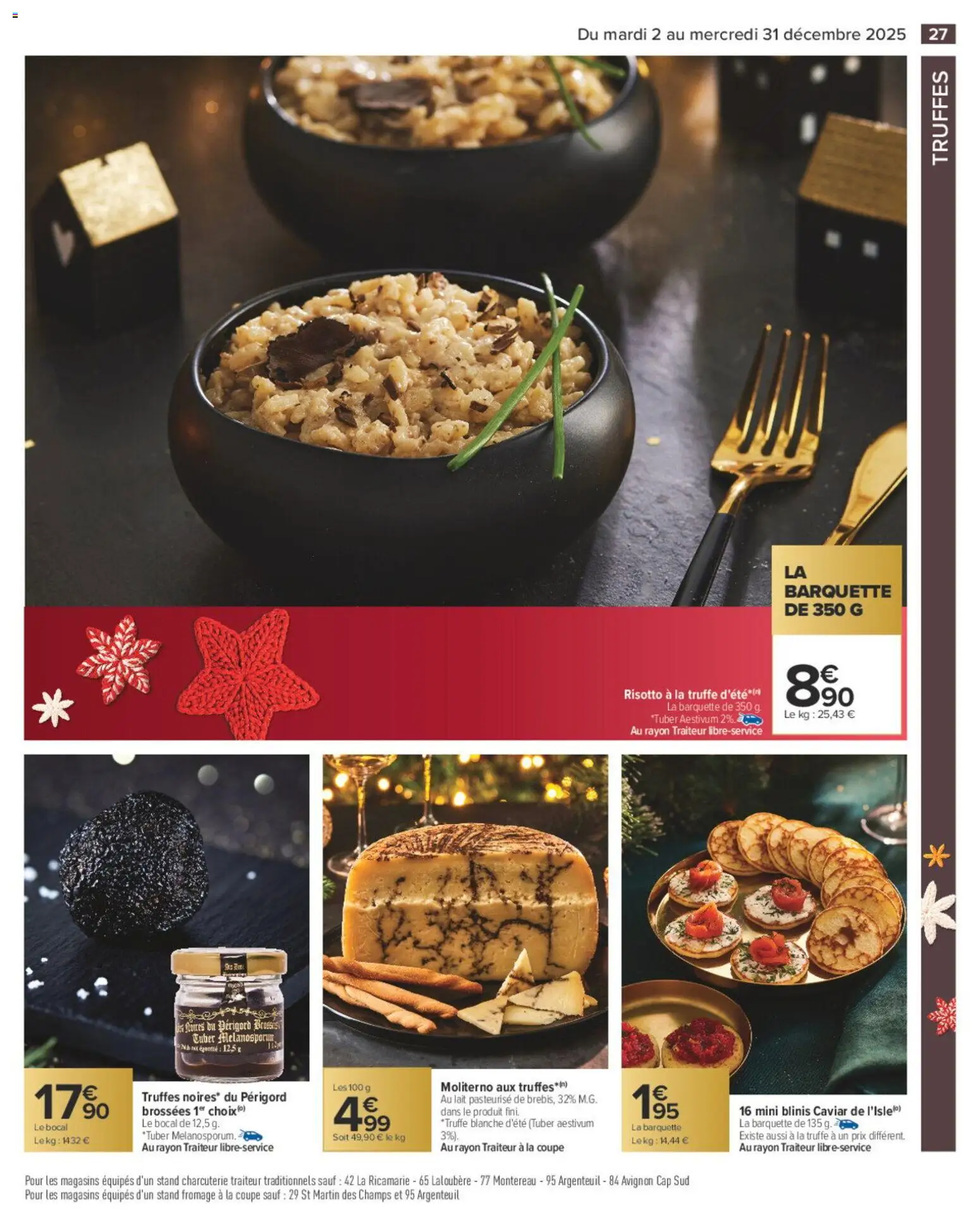 {H1} | Page: 27 | Produits: Caviar, Blinis, Lait, Fromage