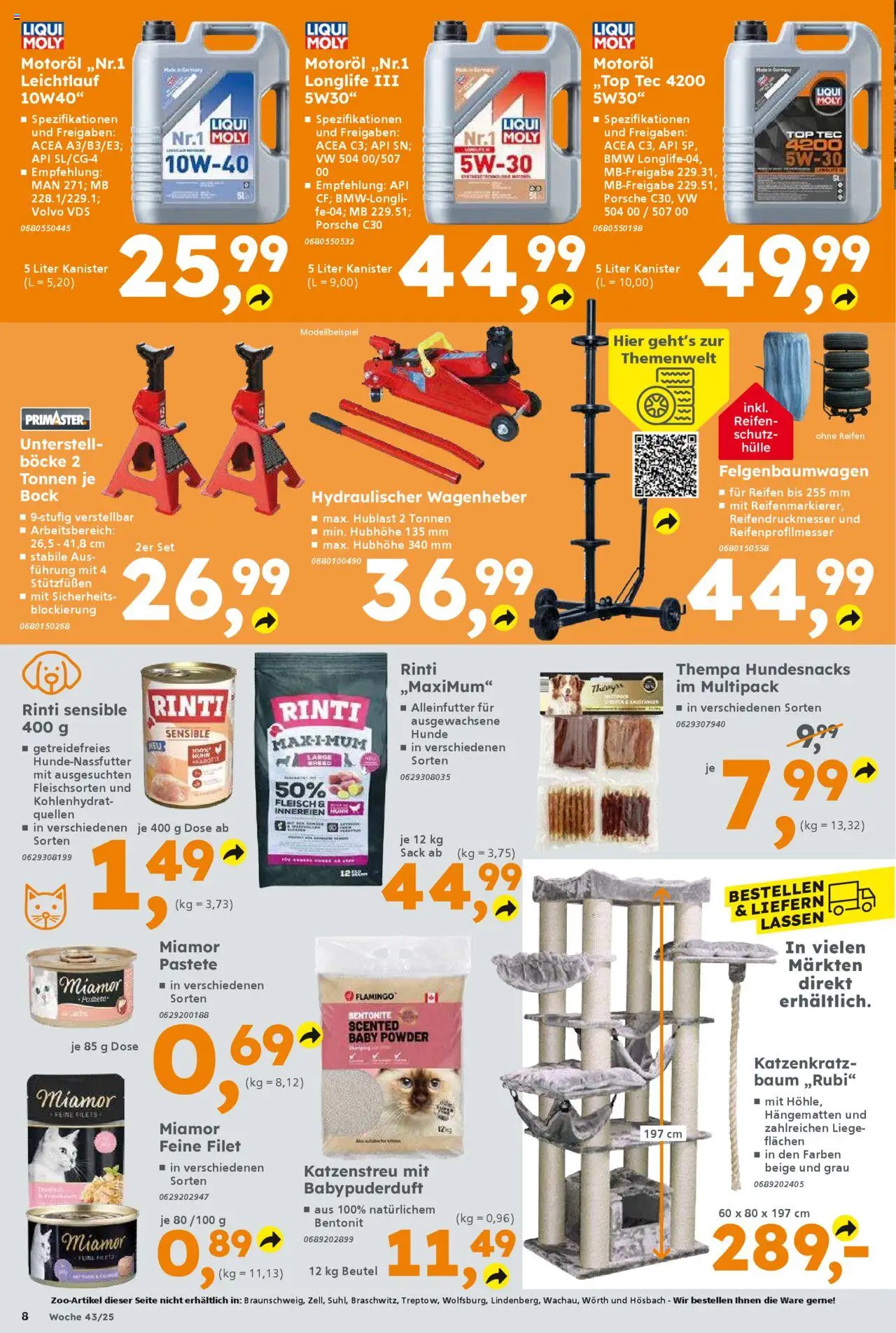 Globus Baumarkt Prospekt 	 – gültig ab 20.10.2025 | Seite: 8