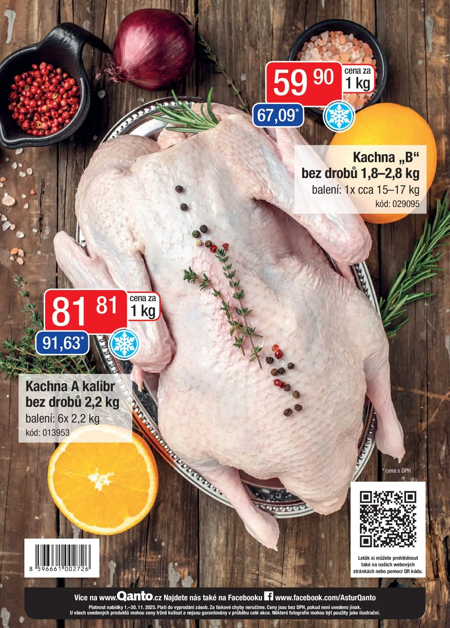 Astur & Qanto leták - Velkoobchod fresh 11/2025 od 01.11.2025 | Strana: 36 | Produkty: Kachna