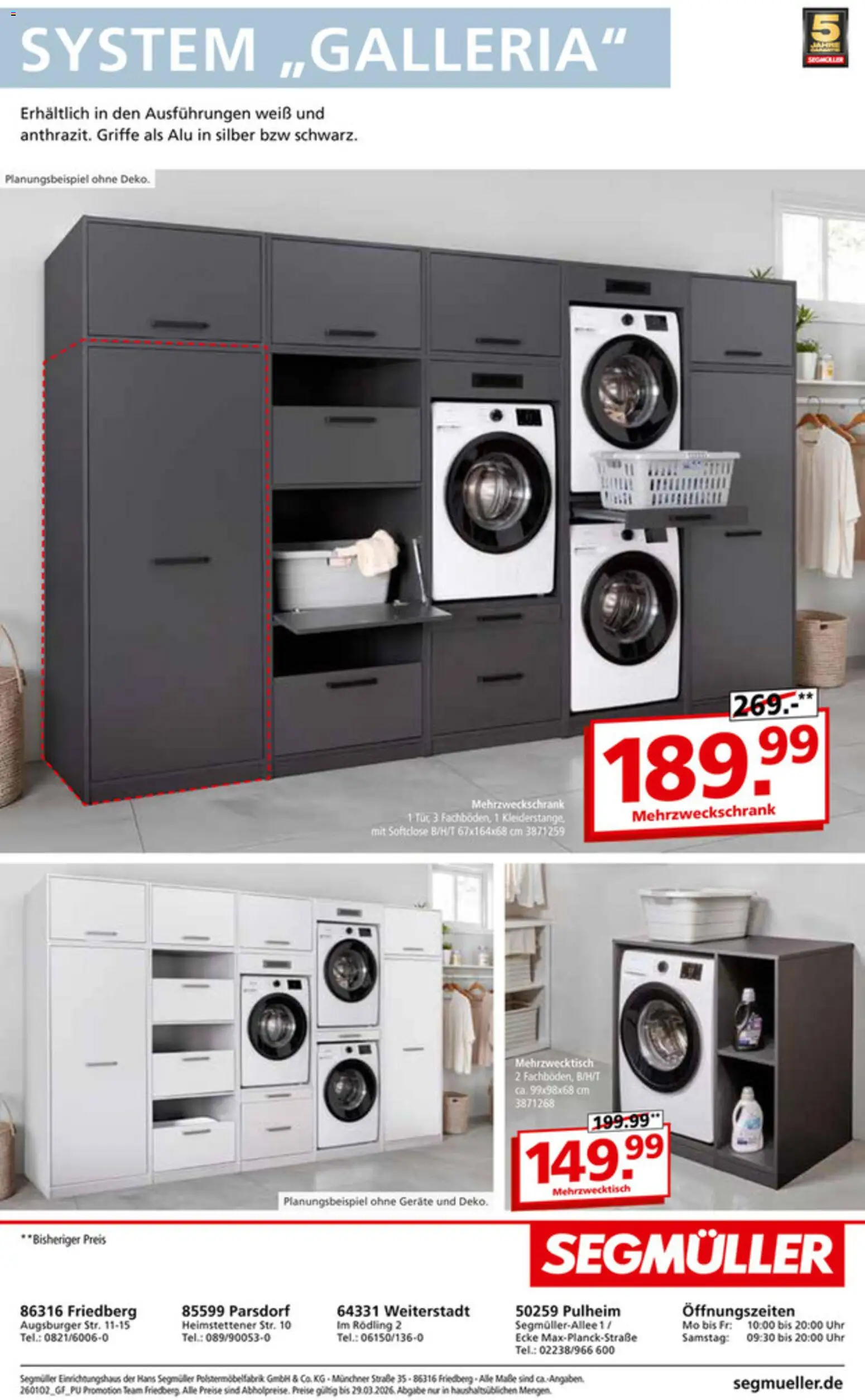 Segmüller Hauswirtschaftsraum Spezial – gültig ab 29.12.2025 | Seite: 10 | Produkte: Uhr