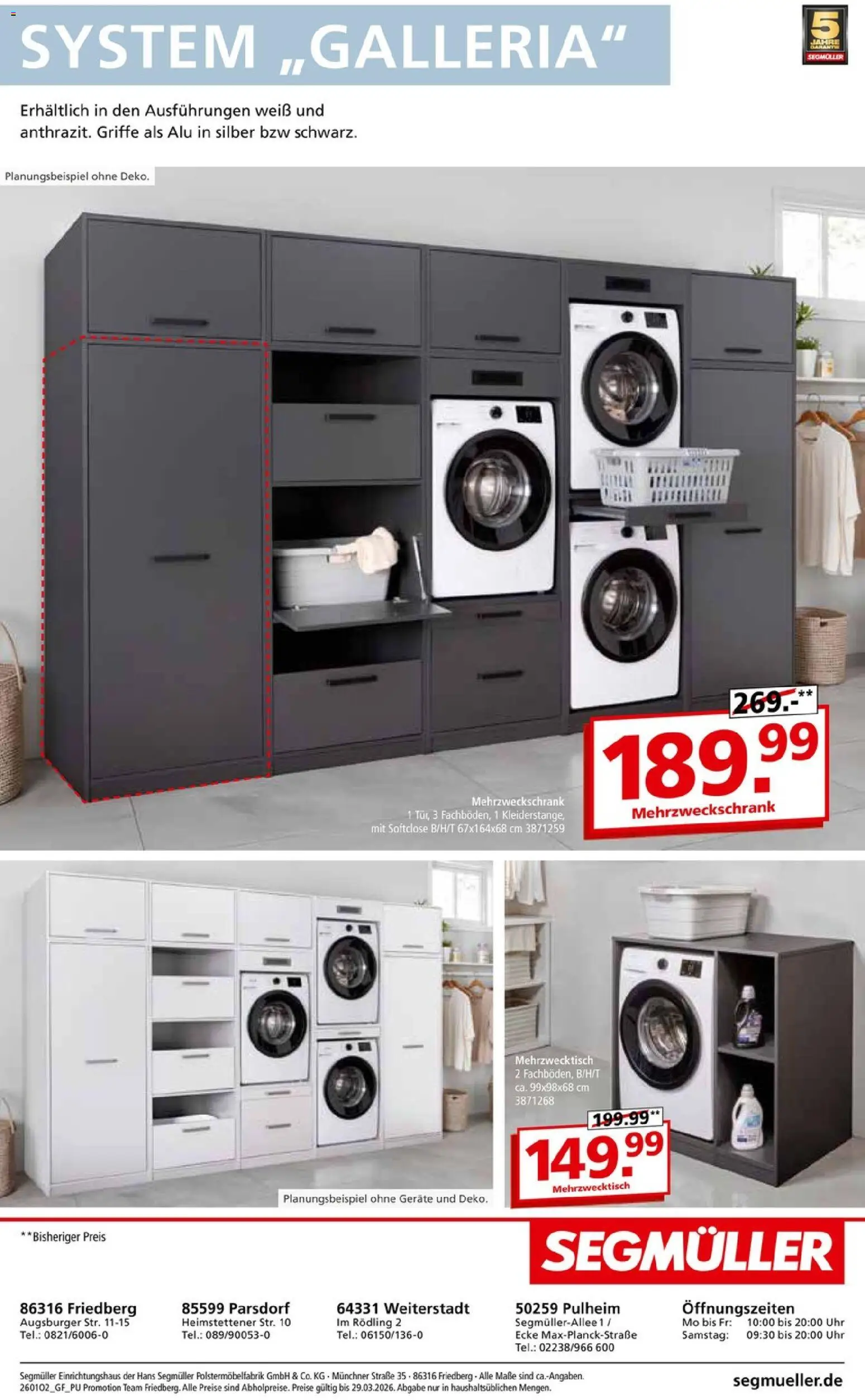 Segmüller Hauswirtschaftsraum Spezial – gültig ab 29.12.2025 | Seite: 10 | Produkte: Uhr