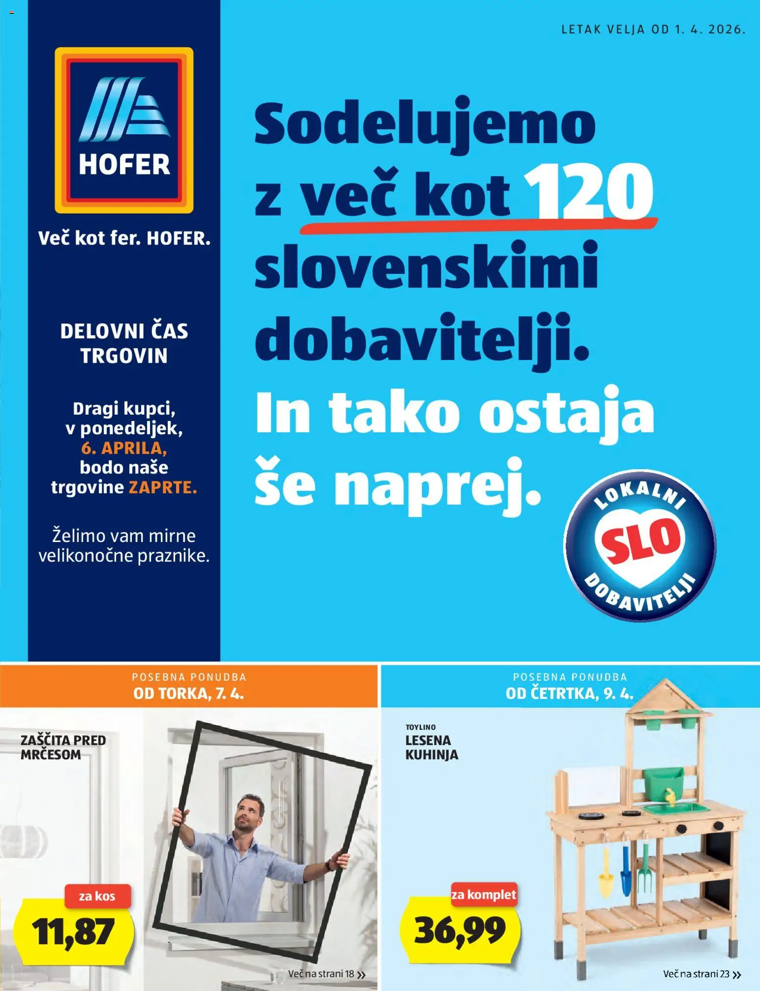 Novi Hofer katalog ponudbe – veljaven od 01.04.2026 | Stran: 1
