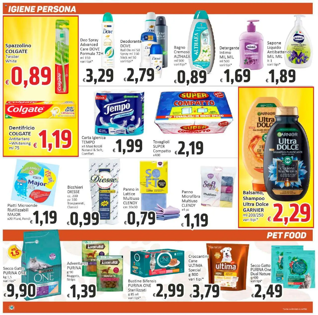Volantino Paghi Poco del 29.08.2025 | Pagina: 18 | Prodotti: Balsamo, Microonde, Sapone, Deodorante