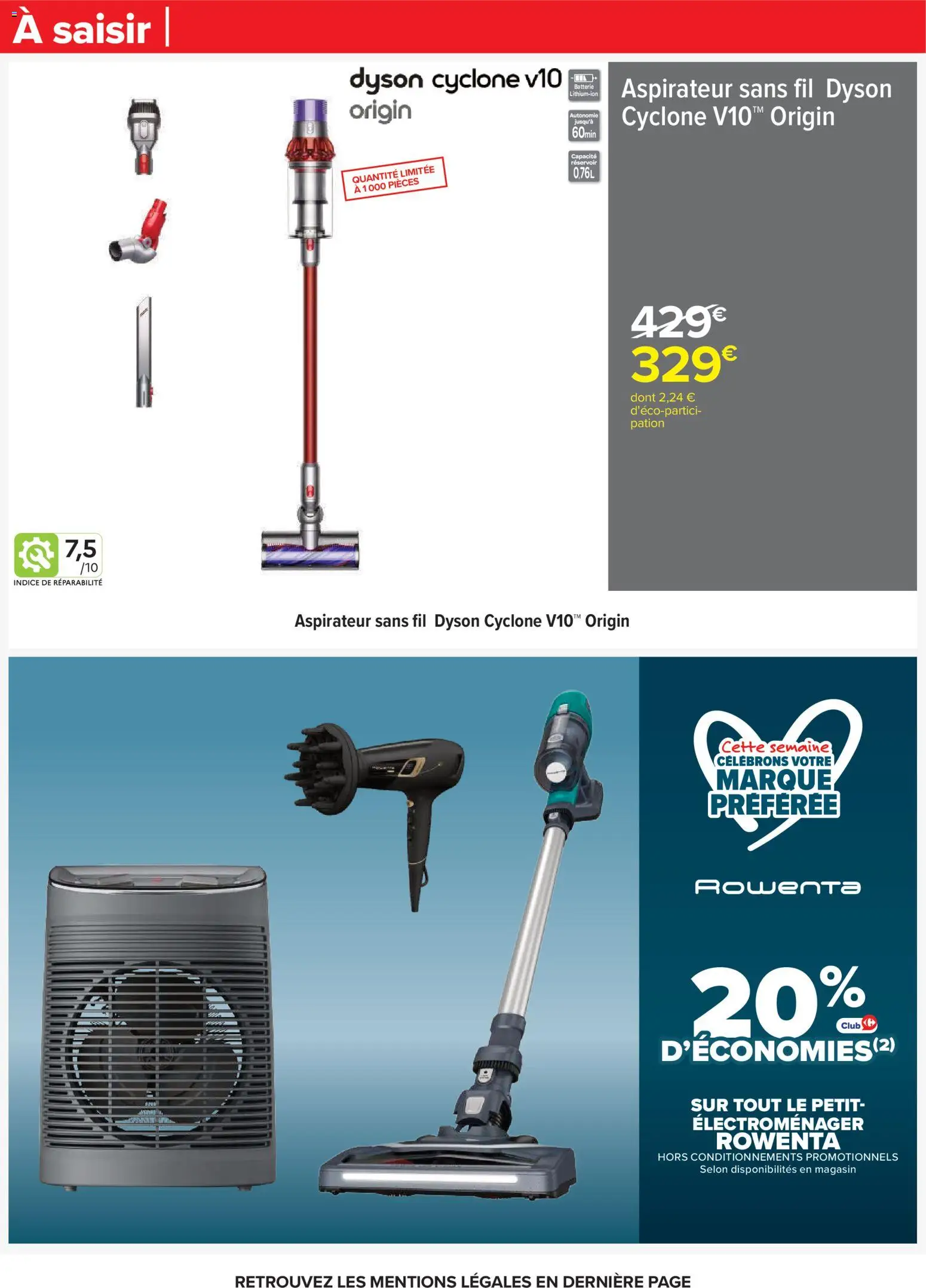 {H1} | Page: 85 | Produits: Petit électroménager, Aspirateur, Batterie