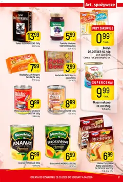 Pogląd oferty "Piotruś Pan gazetka" - ważna od 26.03.2026 | Strona: 17 | Produkty: Czekoladowa, Powidła śliwkowe, Powidła, Ananas
