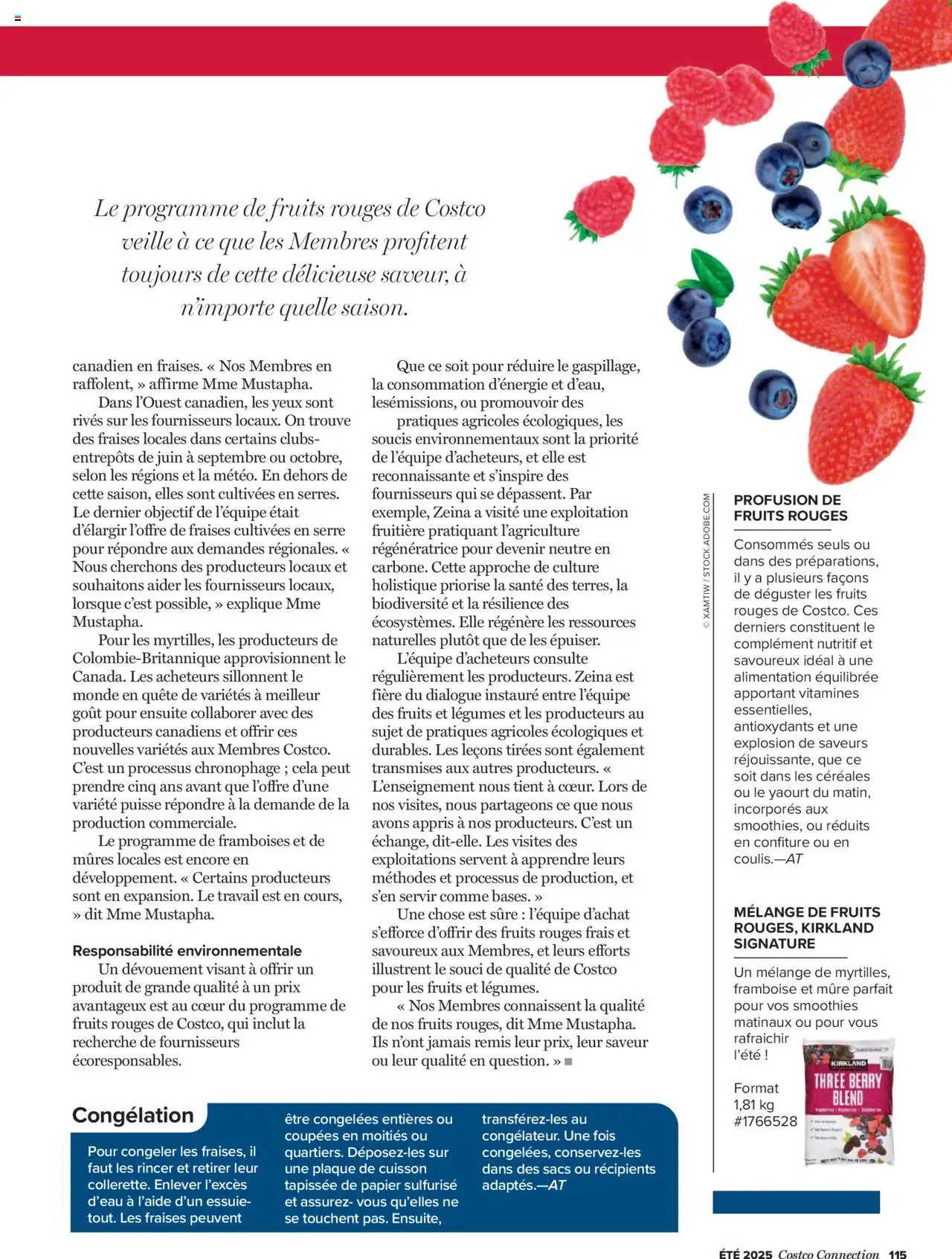  | Page: 115 | Produits: Framboise, Yaourt, Fraises, Céréales