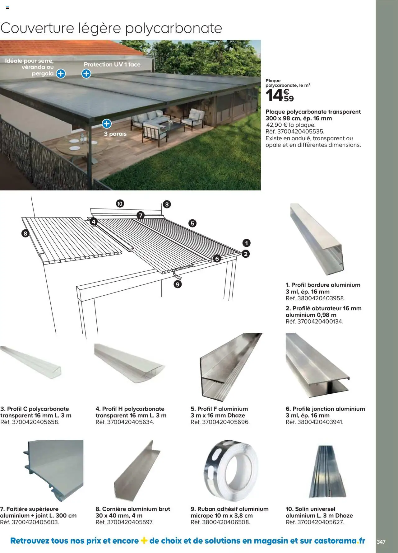 {H1} | Page: 347 | Produits: Couverture, Pergola