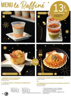 E.Leclerc - Prévisualisation de VERRINE PESTO, TOMATES & PARMESAN (1), La pièce de 40 g valide à partir de 02.12.2025 | Page: 6 | Produits: Volaille, Parmesan, Fromage, Tomates