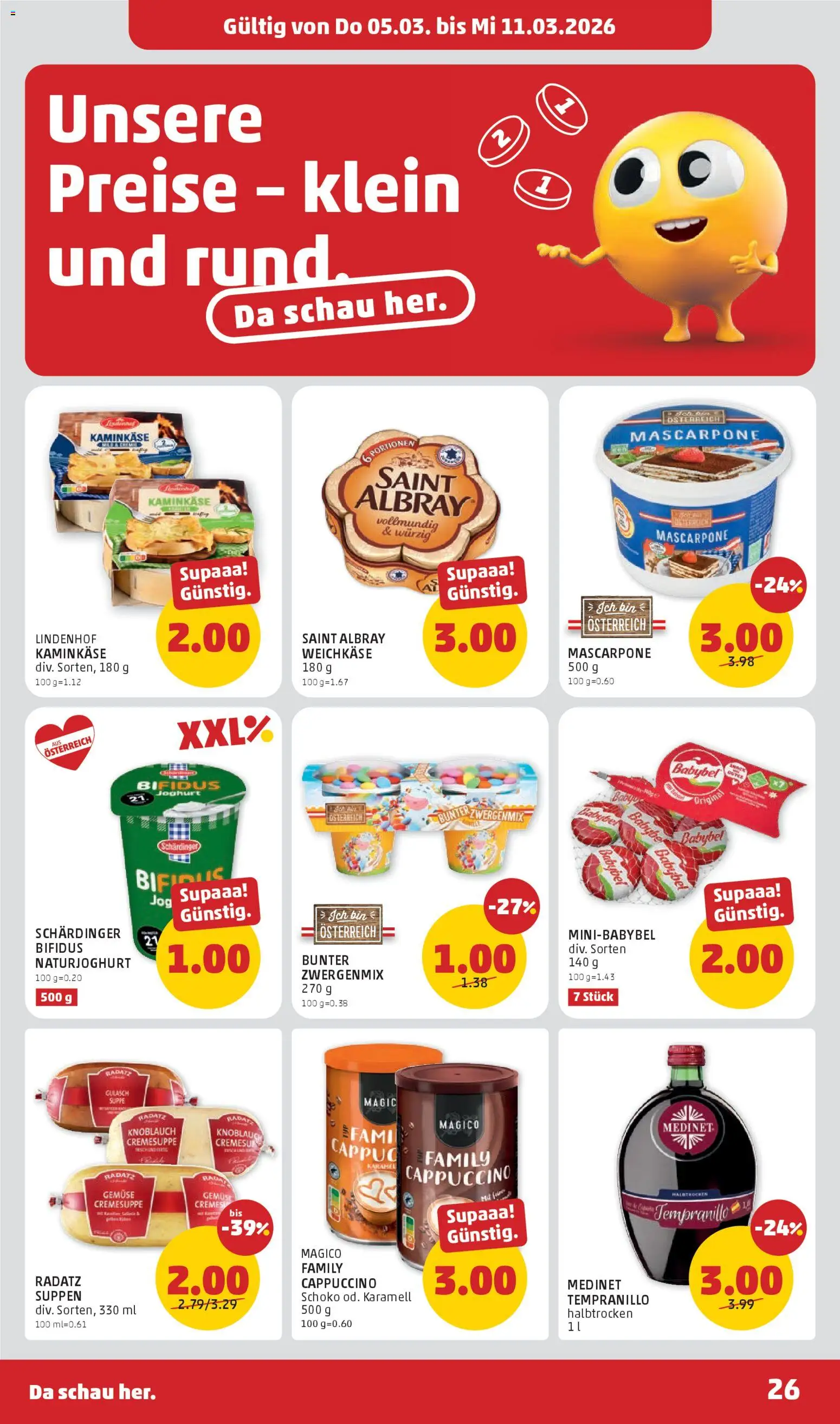 Penny Markt - Flugblatt gültig ab 05.03.2026 | Seite: 26 | Produkte: Gemüse, Knoblauch