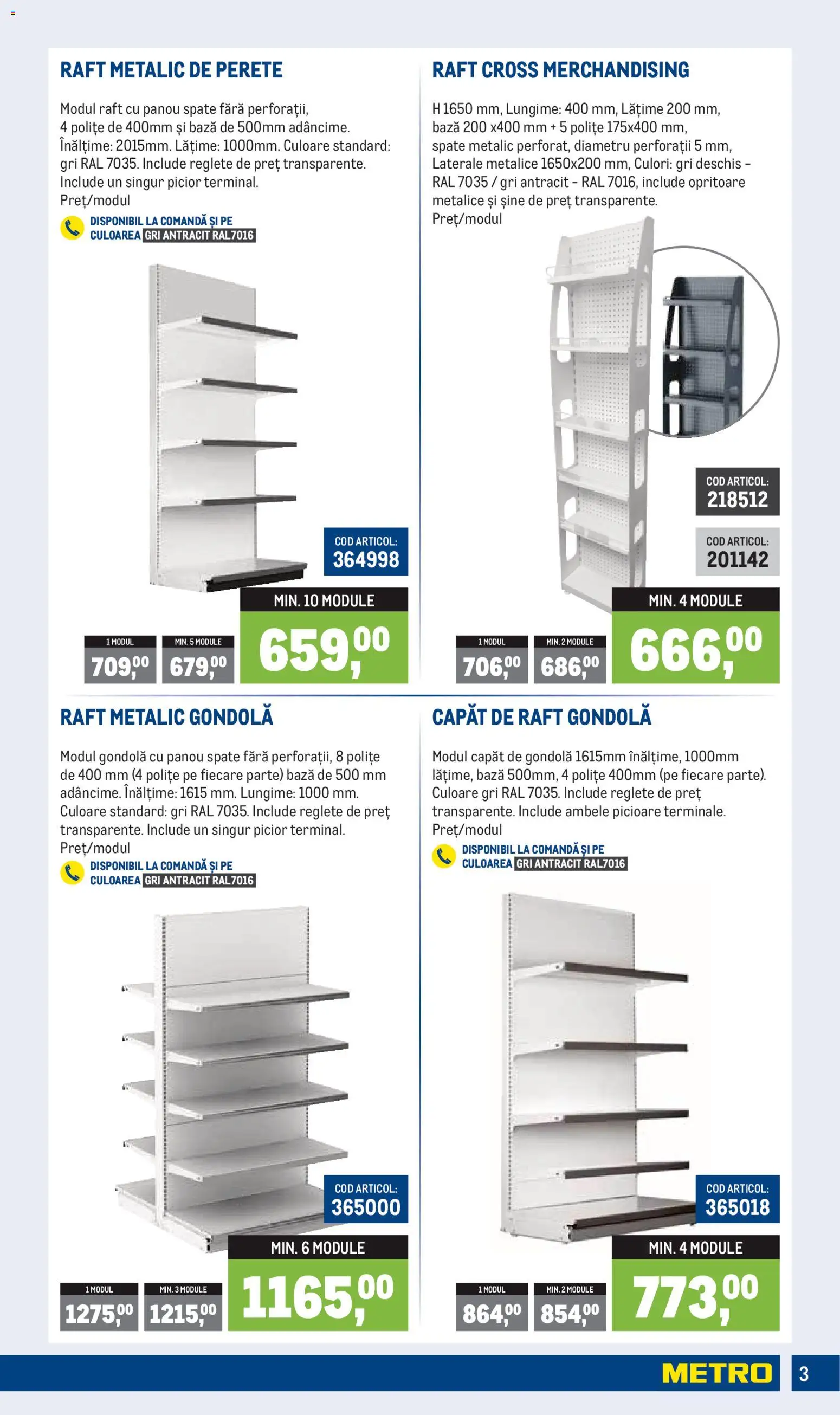 Noul catalog Metro – valabil de la 05.01.2026 | Pagină: 3 | Produse: Raft