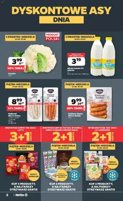 Netto gazetka - Spożywcza od 26.06.2025 | Strona: 2 | Produkty: Kiełbasa, Kiełbaski, Kiełbasa śląska, Lody