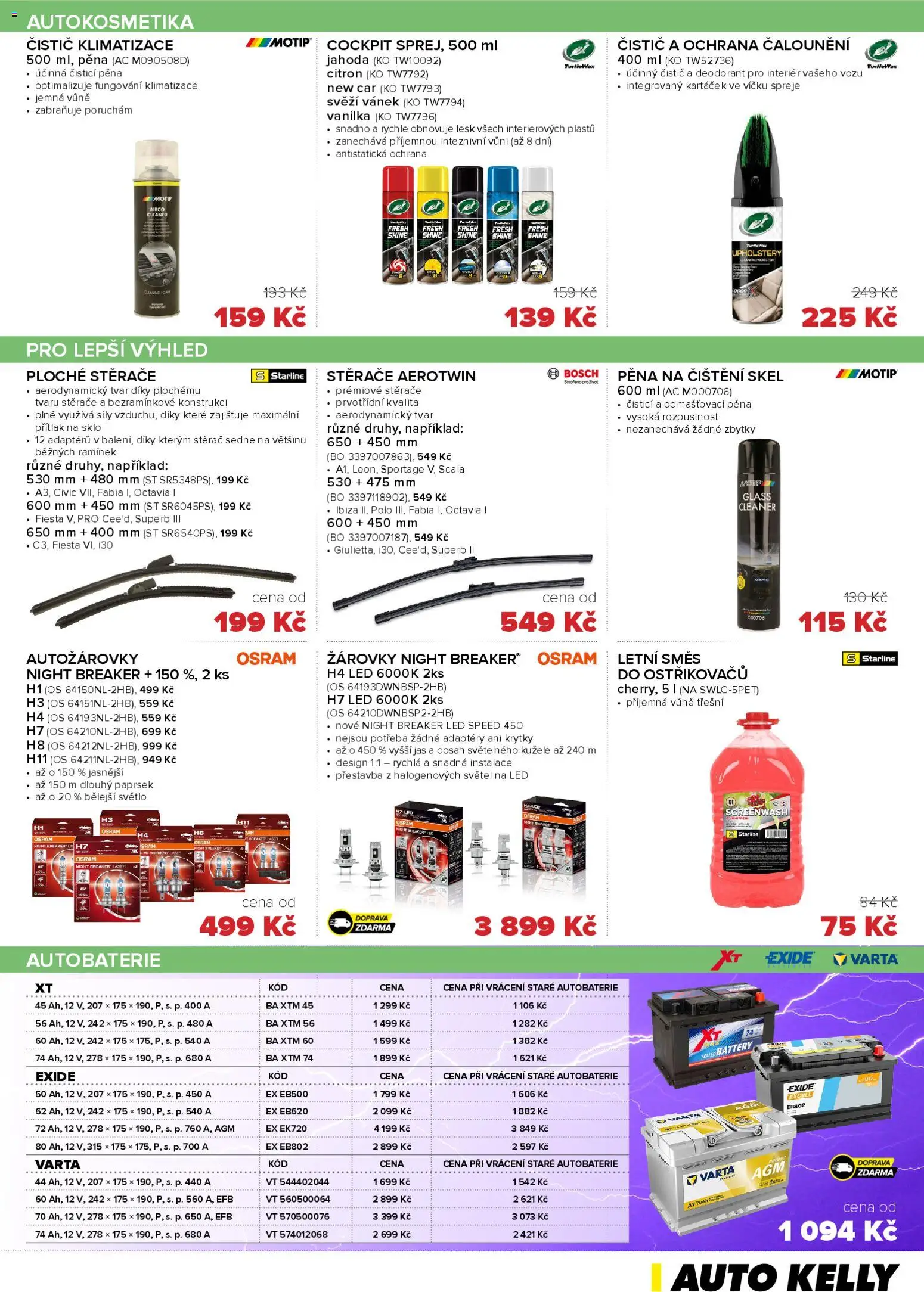 Auto Kelly leták od 28.04.2026 | Strana: 7 | Produkty: Deodorant, Stěrače, Citron, LED