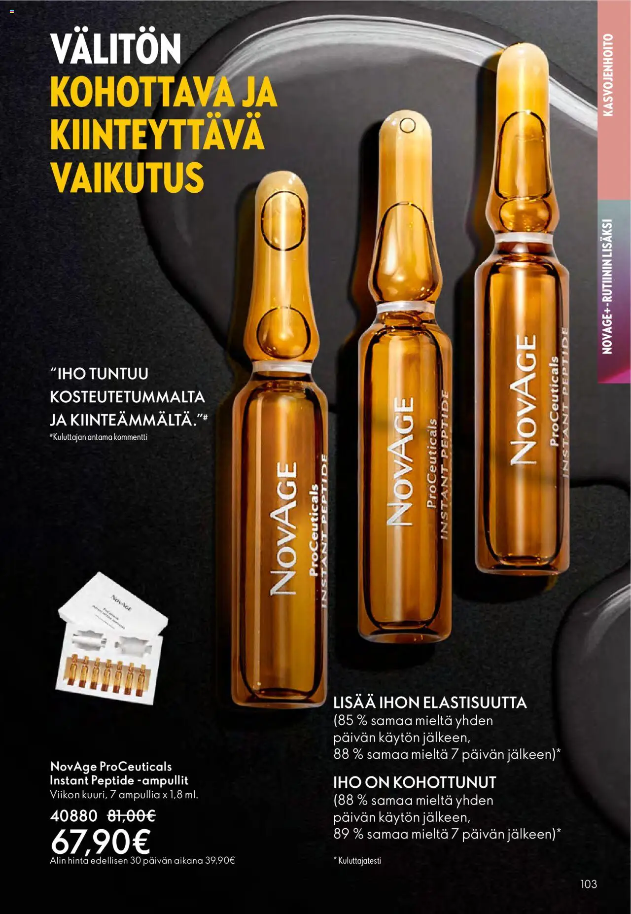Oriflame - Esite 14 – voimassa 08.10.2025 alkaen | Sivu: 103