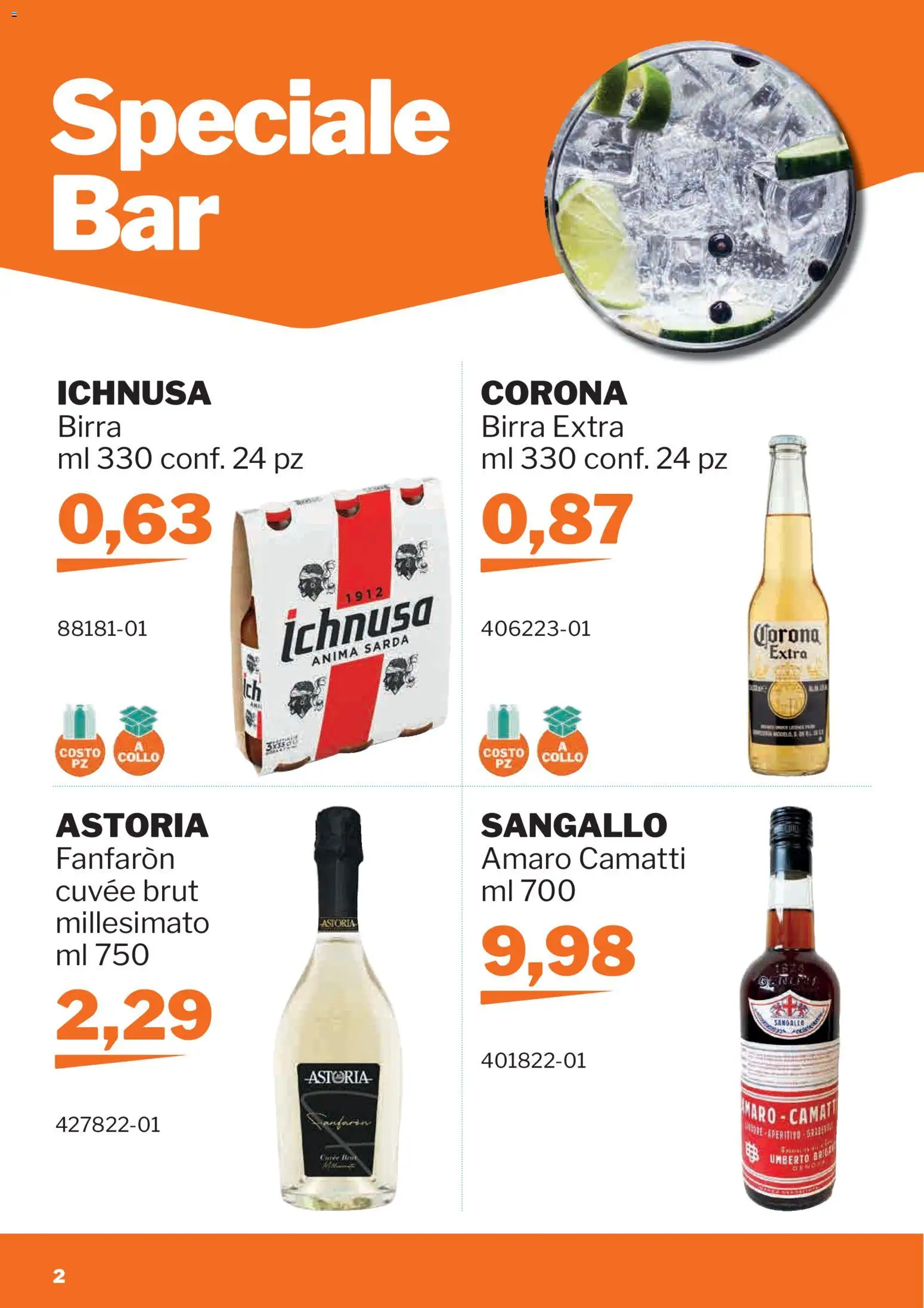 Volantino Sogegross del 22.04.2026 | Pagina: 2 | Prodotti: Birra, Amaro, Aperitivo