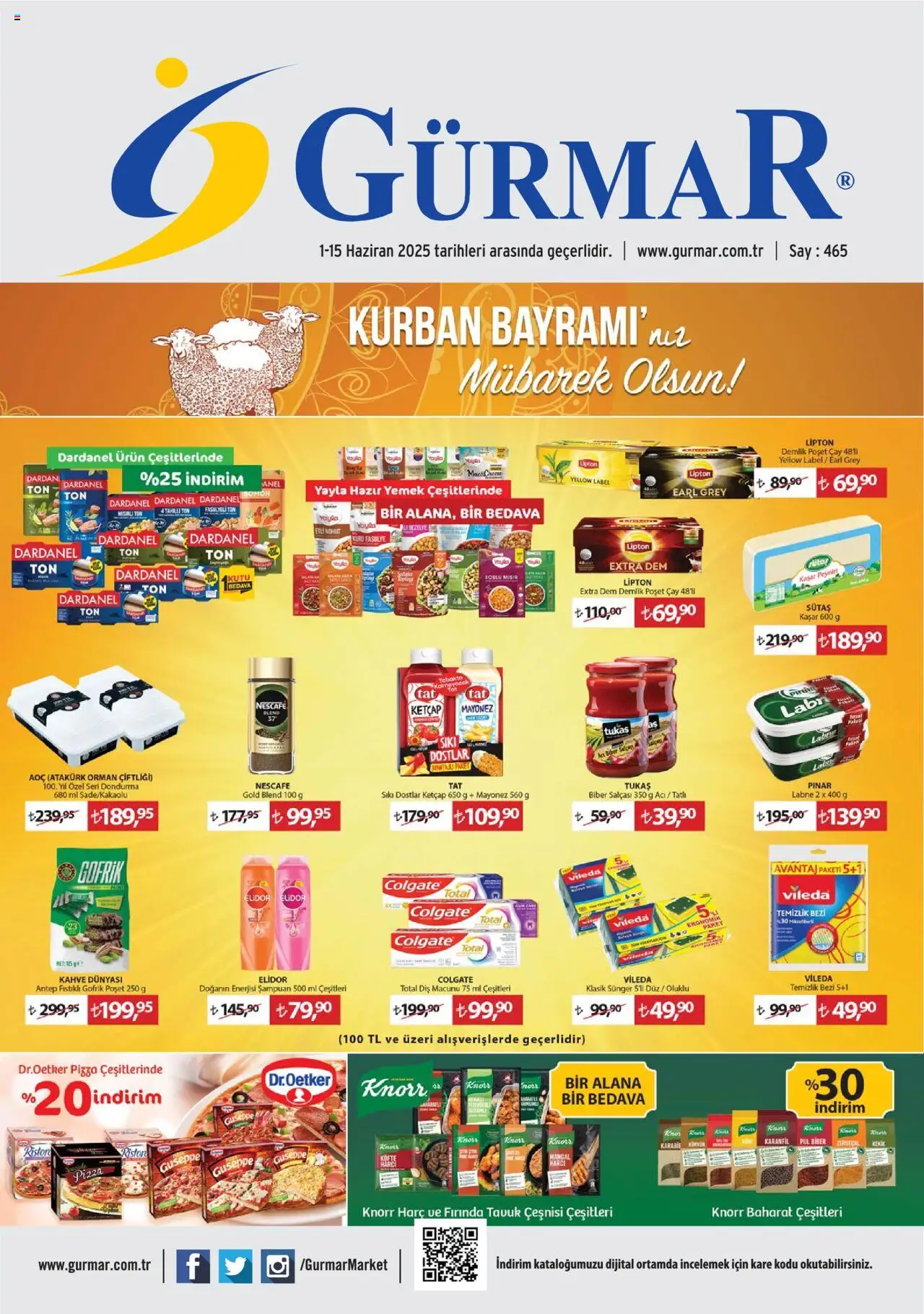 Gürmar Katalog - 01.06.2025 tarihinden itibaren geçerlidir | Sayfa: 1 | Ürünler: Kuru fasulye, Çay, Ketçap, Biber