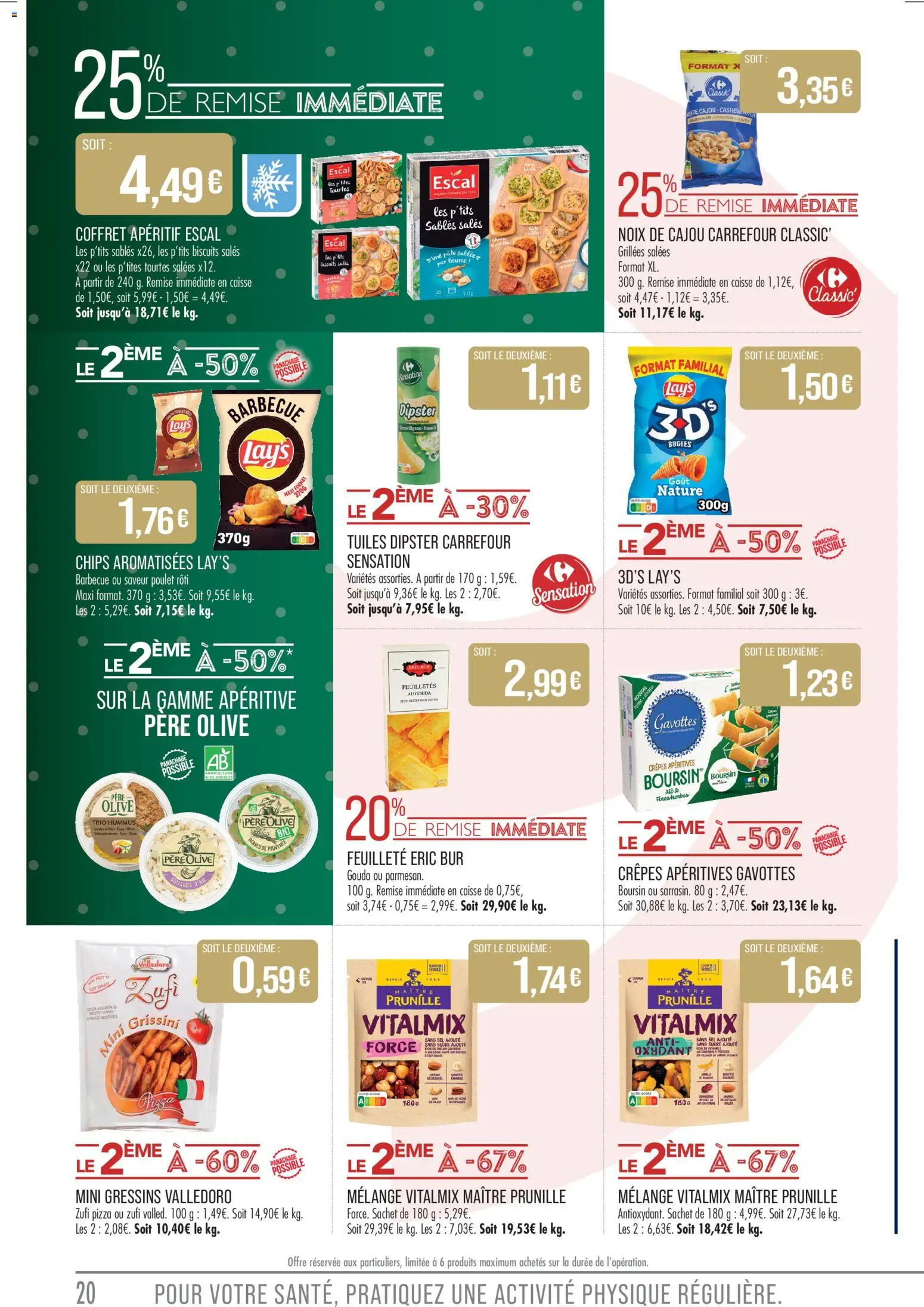 {H1} | Page: 20 | Produits: Sucre, Olive, Barbecue, Oignon