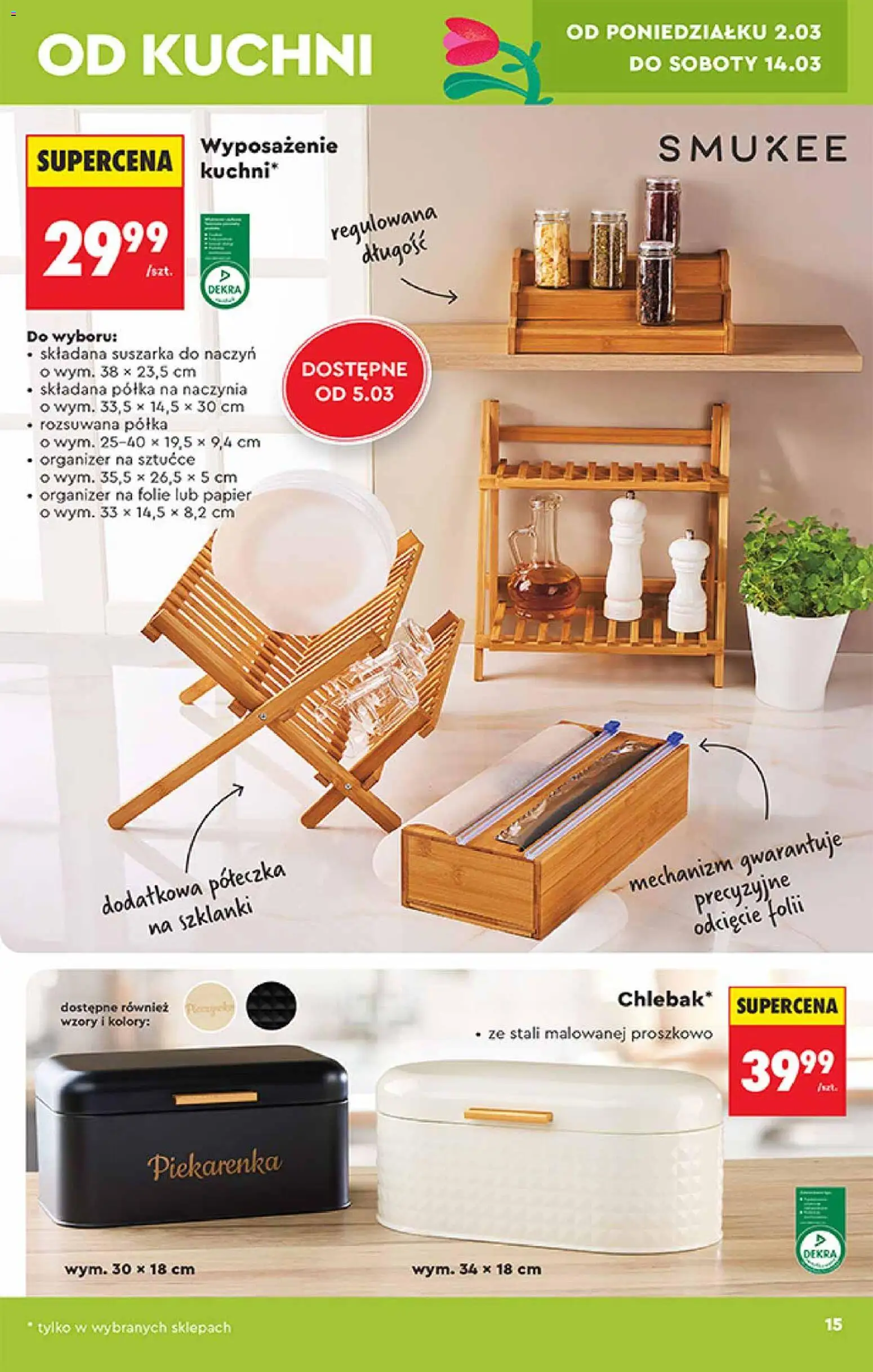 Biedronka Polsko leták - Hity i inspiracje od 28.02.2026 | Strana: 15 | Produkty: Organizér, Fólie