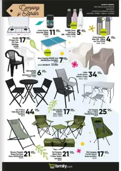 Vista previa Family Cash folleto válido desde el 09.03.2026 | Página: 17 | Productos: Silla apilable, Cojín, Sillón, Mesa