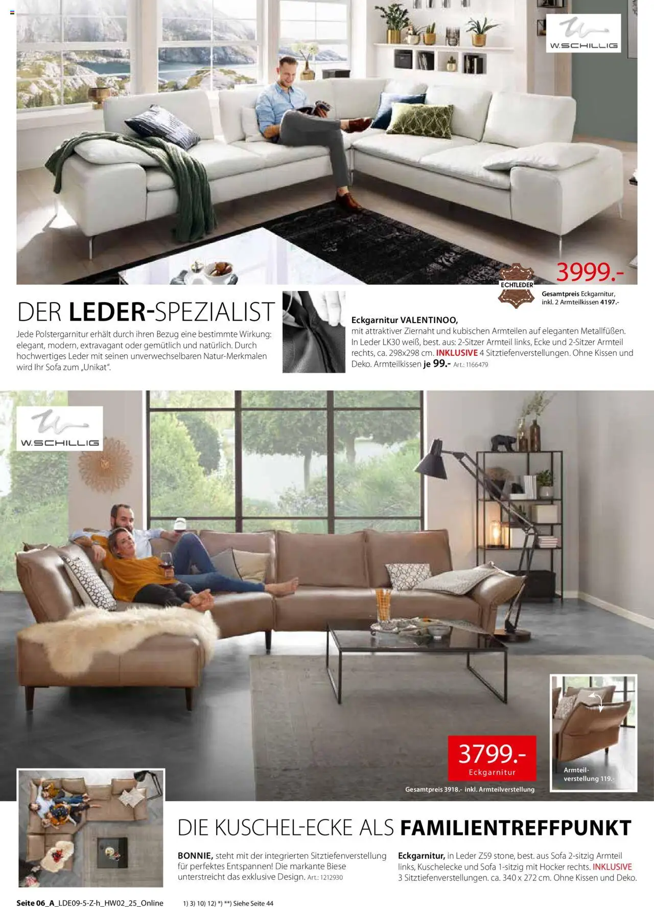 Zurbrüggen Hochwert – gültig ab 08.09.2025 | Seite: 12 | Produkte: Hocker, Kissen, Sofa