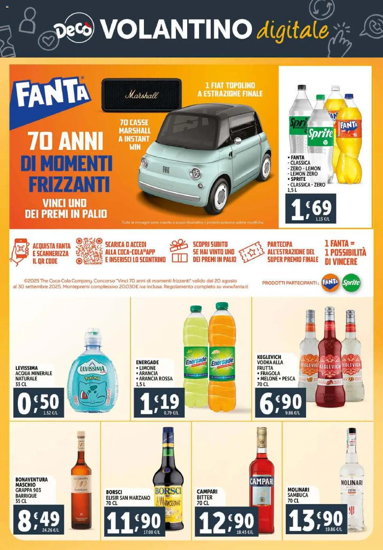 Volantino Decò del 23.09.2025 | Pagina: 29 | Prodotti: Vodka, Frutta, The, Arancia