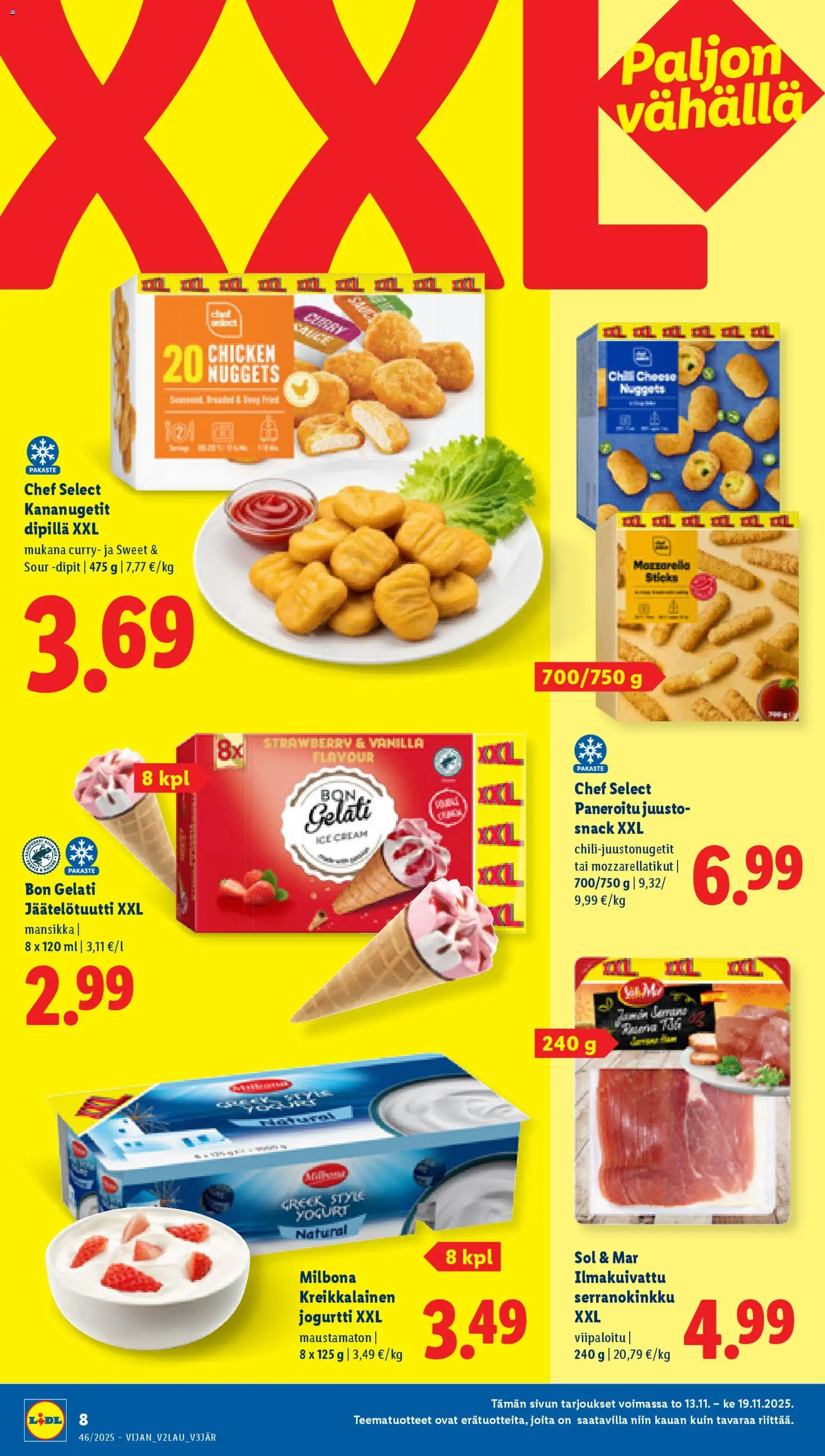 Lidl - Black Friday – voimassa 13.11.2025 alkaen | Sivu: 10 | Tuotteet: Mozzarella, Curry, Juusto, Jogurtti