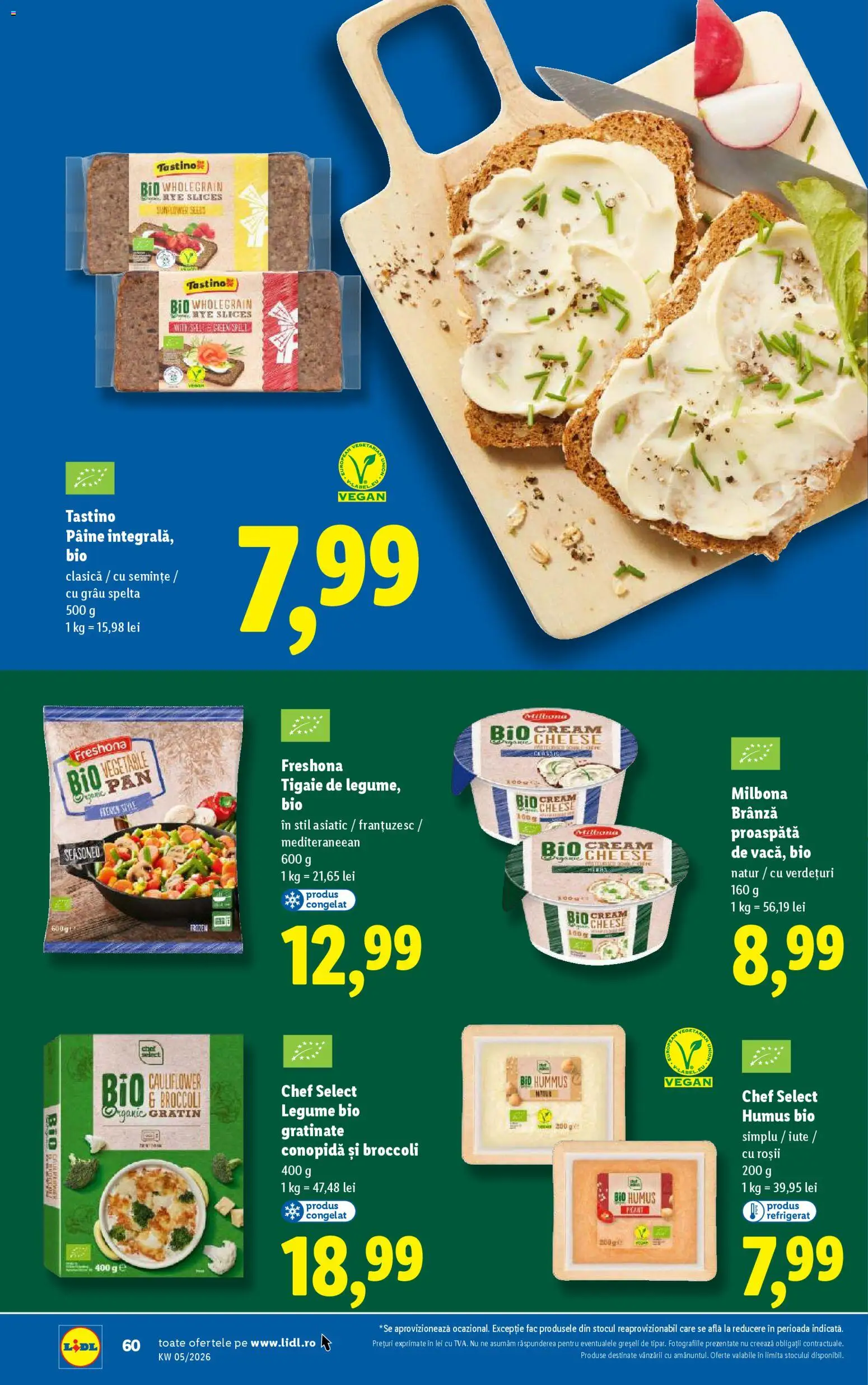 Noul catalog Lidl – valabil de la 26.01.2026 | Pagină: 60 | Produse: Delgeç, Conopidă, Tigaie, Roșii