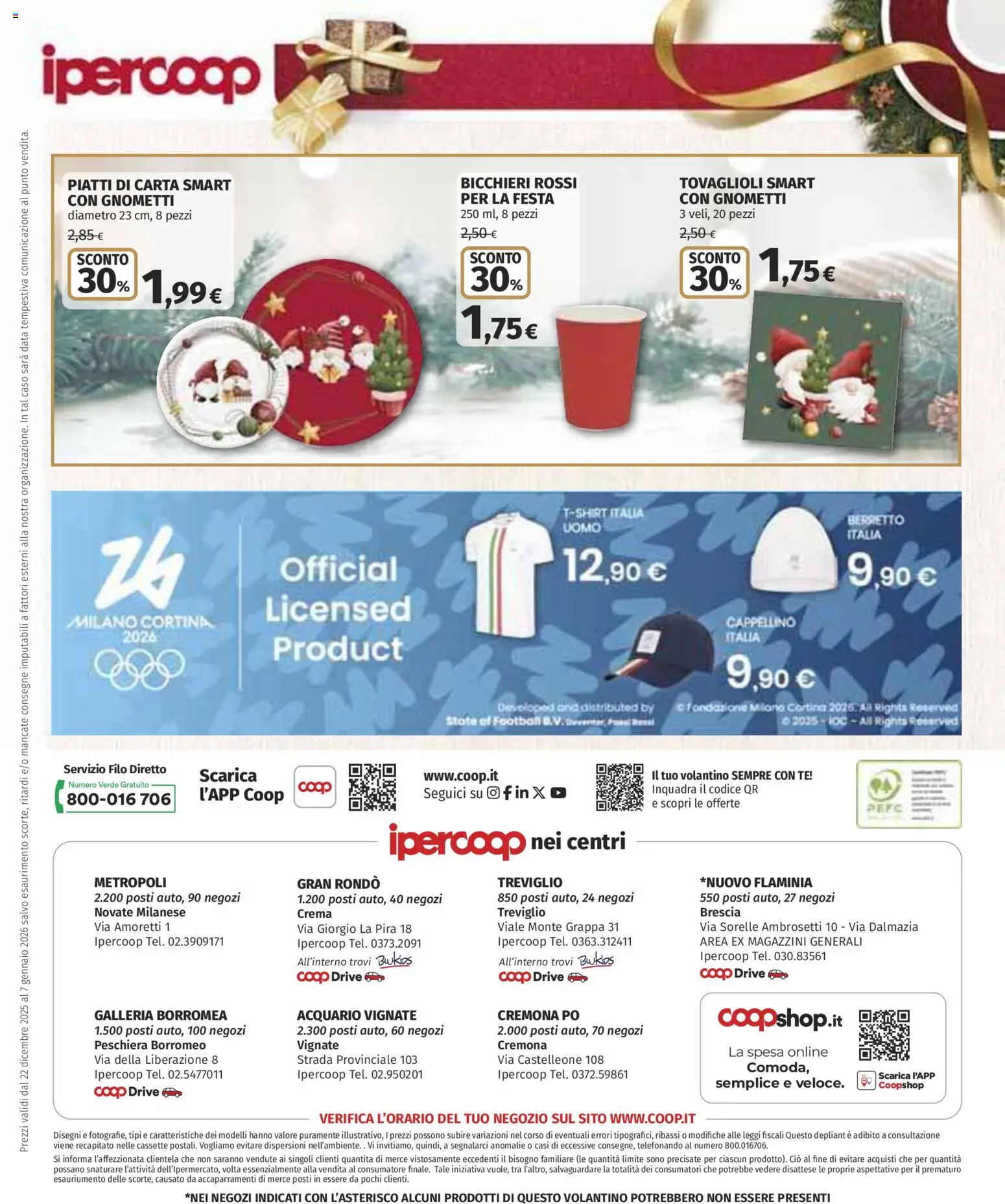 Volantino Ipercoop del 22.12.2025 | Pagina: 38 | Prodotti: Crema, Tè, Data, Grappa