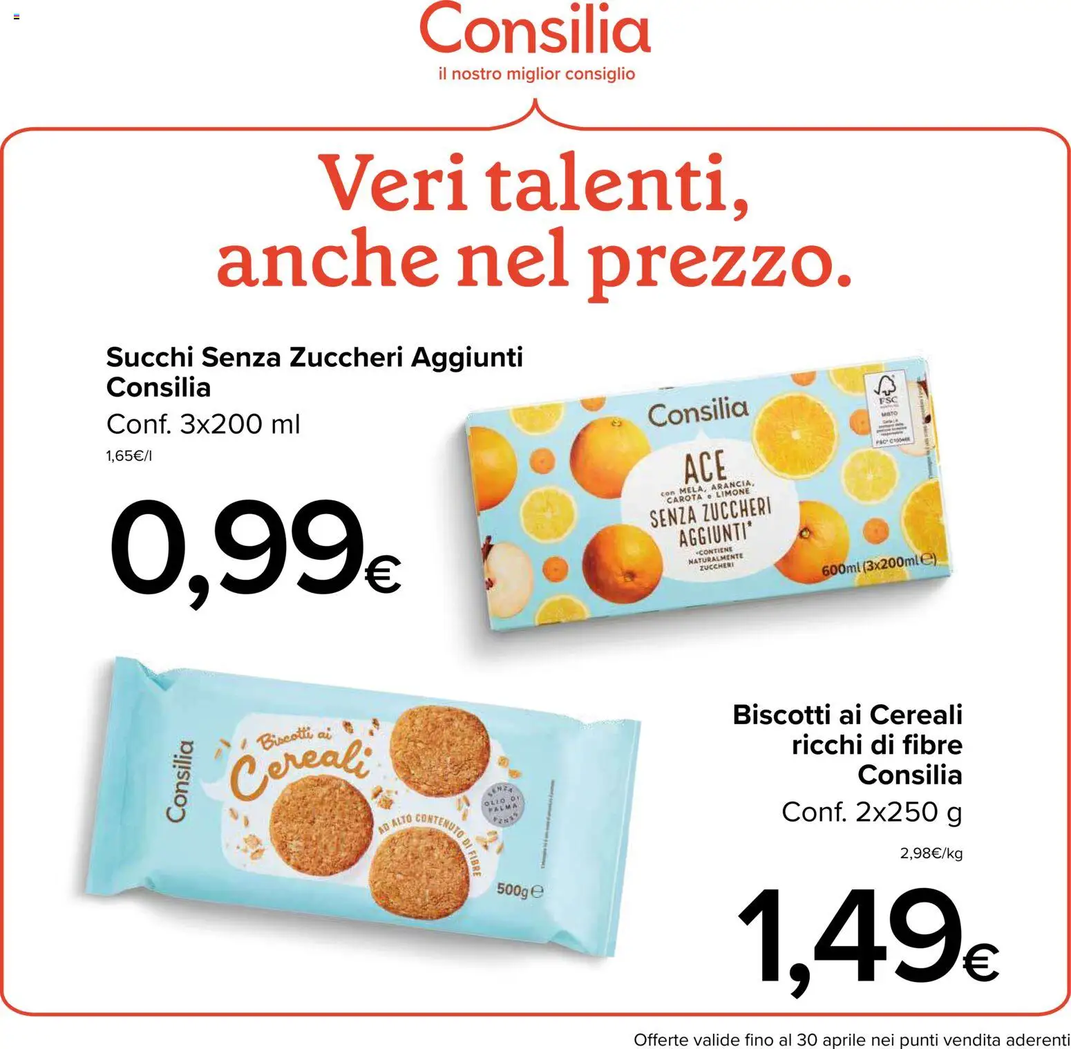 Volantino Italmark del 08.04.2026 | Pagina: 33 | Prodotti: Cereali, Carota, Biscotti, Limone