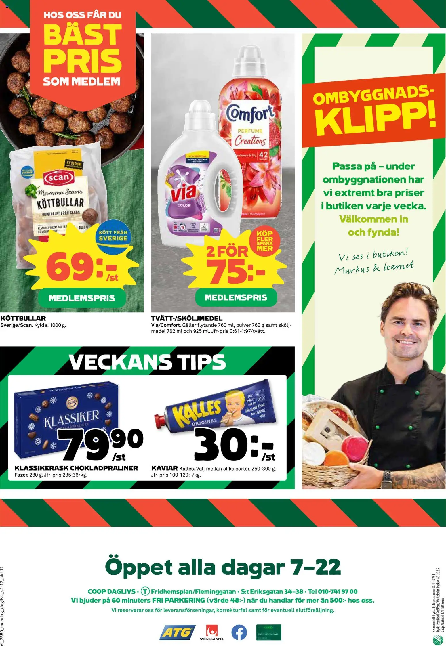 Coop Daglivs reklamblad aktuell från 08.12.2025 | Sida: 12