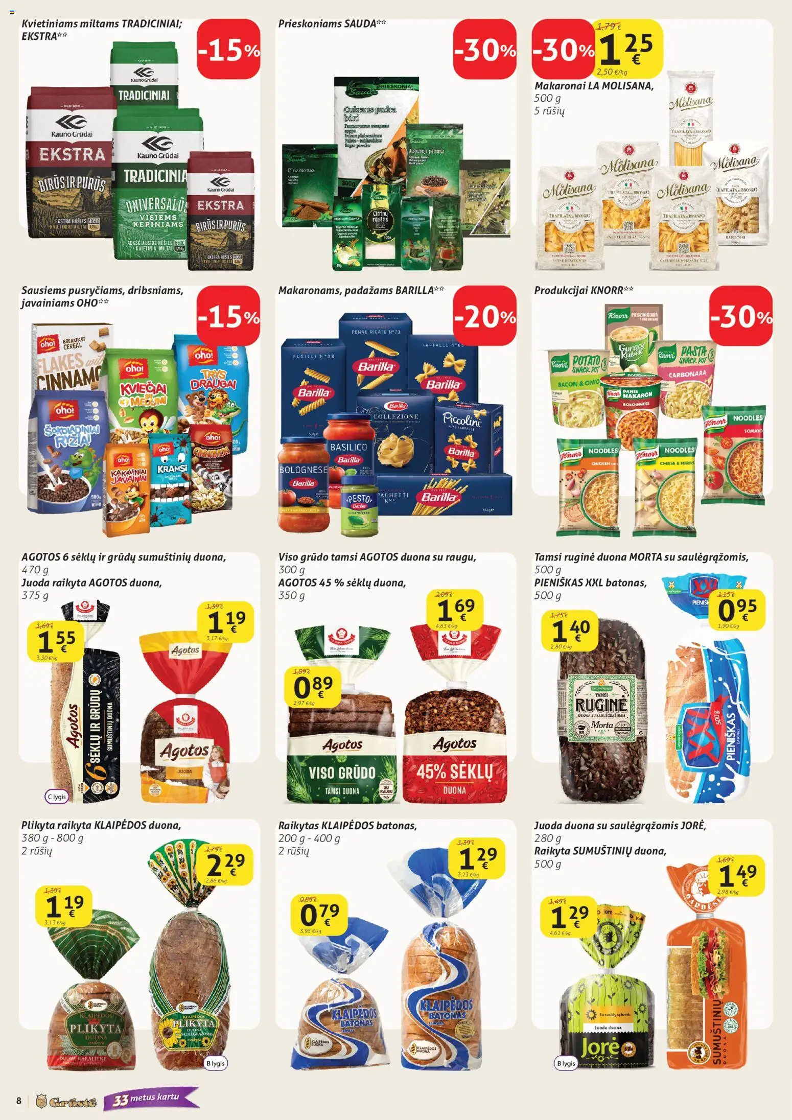 GRUSTE akcijos nuo 21.03.2026 | Puslapis: 8