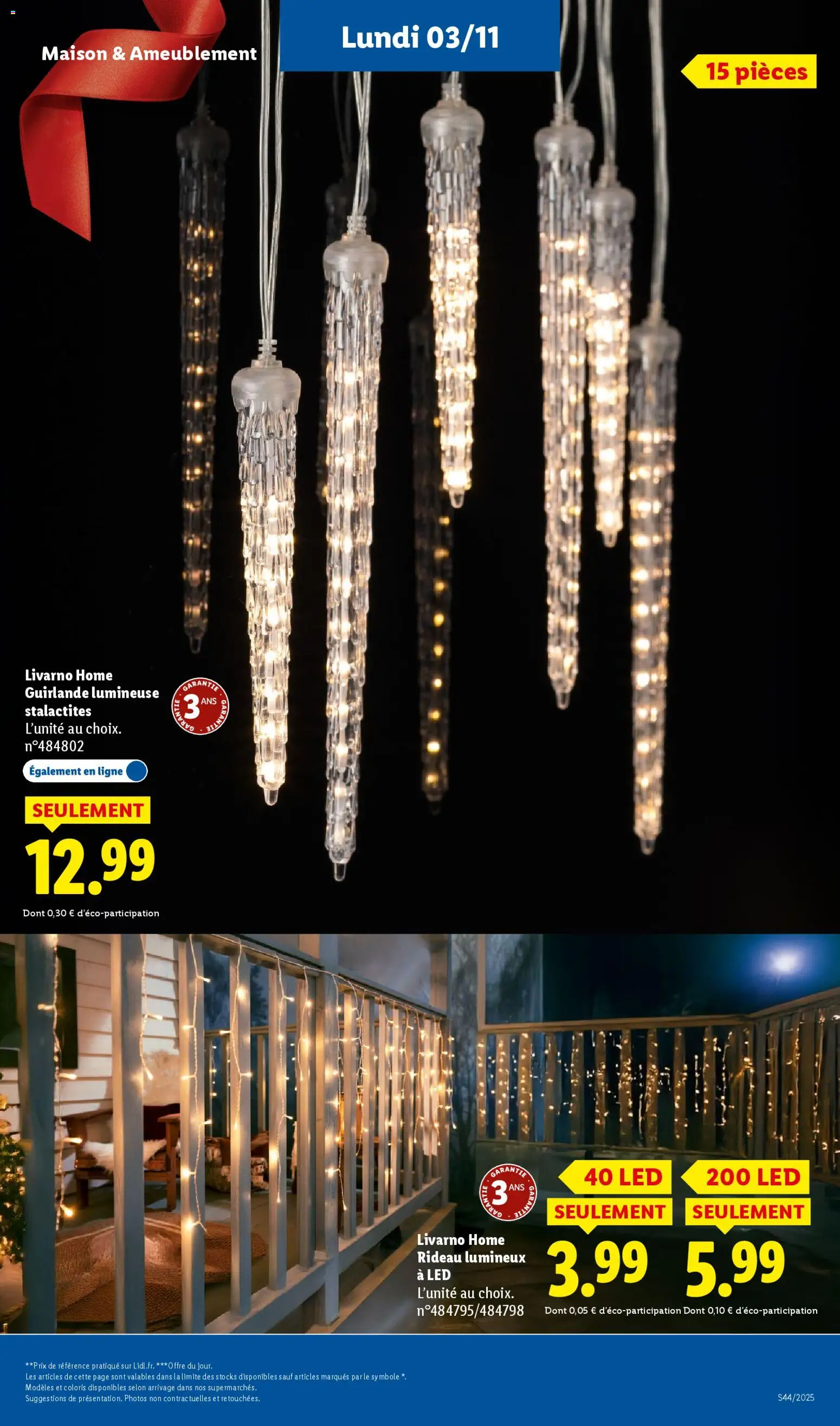{H1} | Page: 62 | Produits: Guirlande lumineuse, Rideau