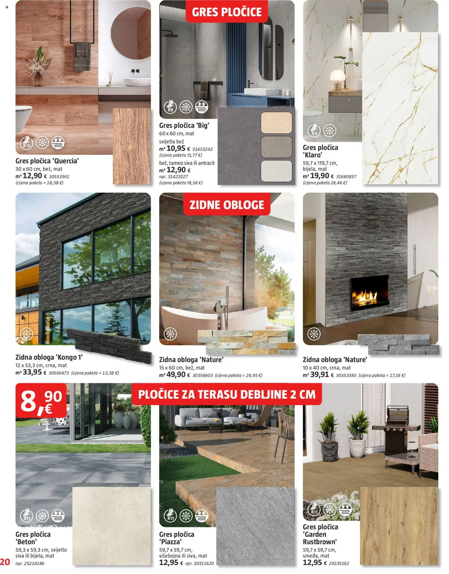 Bauhaus katalog | vrijedi od 18.03.2026 | Stranica: 20 | Proizvodi: Pločice