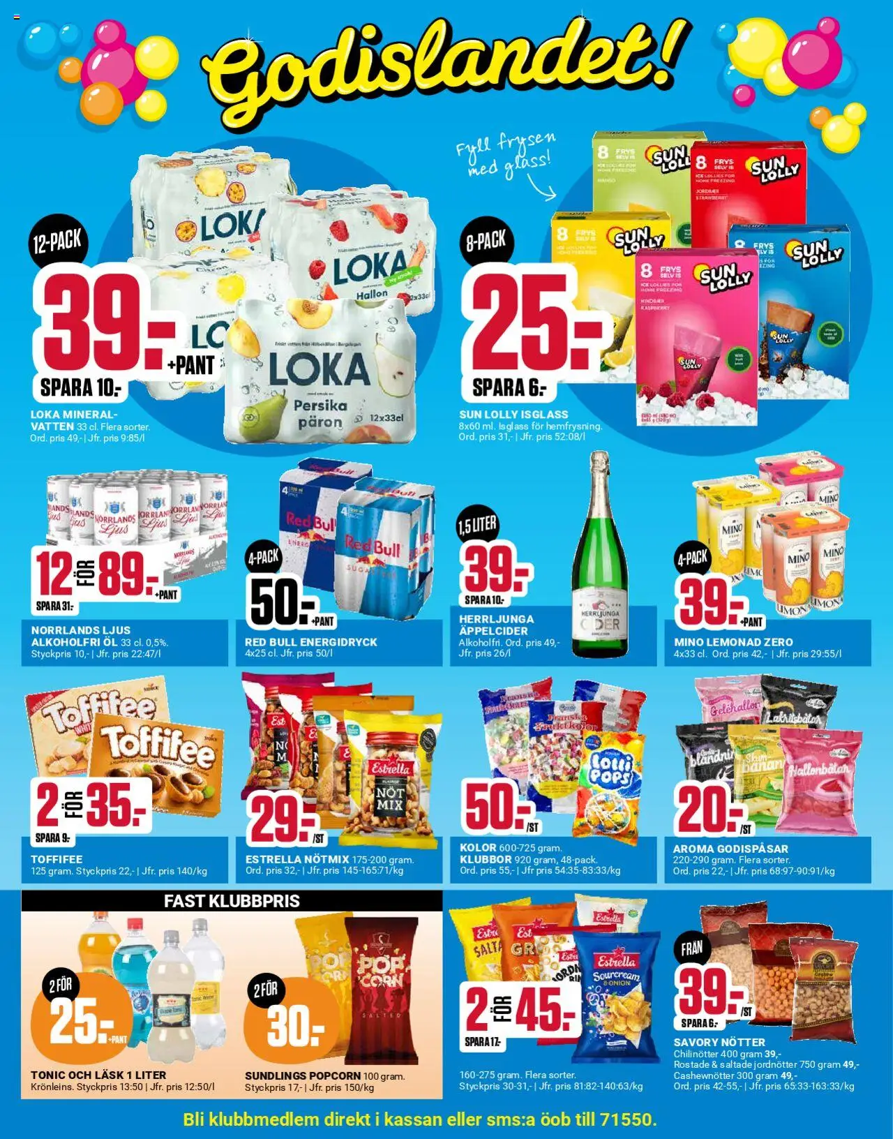 ÖoB reklamblad aktuell från 16.06.2025 | Sida: 4 | Produkter: Öl, Nötter, Ljus, Frys