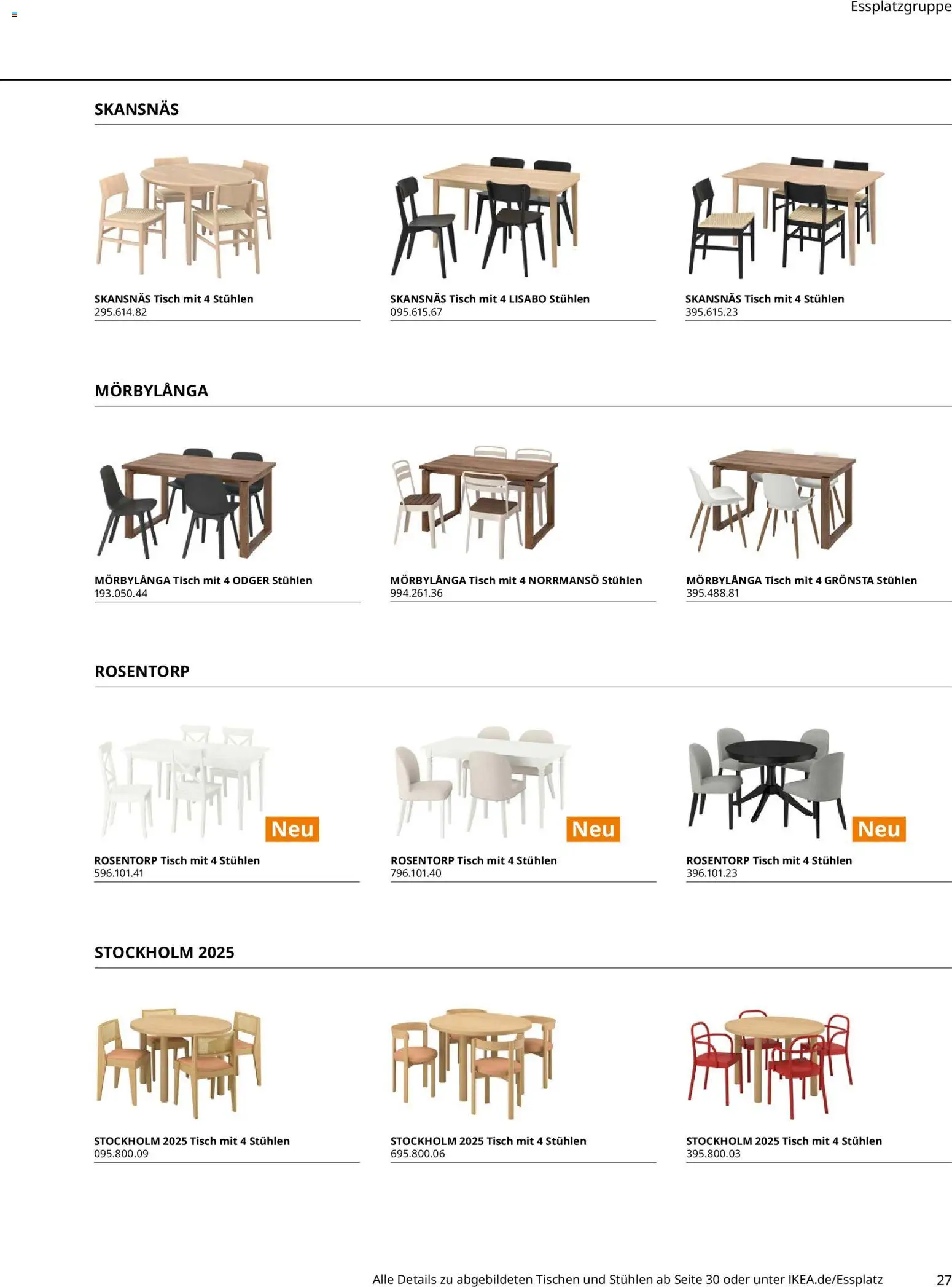 Ikea Essplatz – gültig ab 02.01.2026 | Seite: 27 | Produkte: Tisch