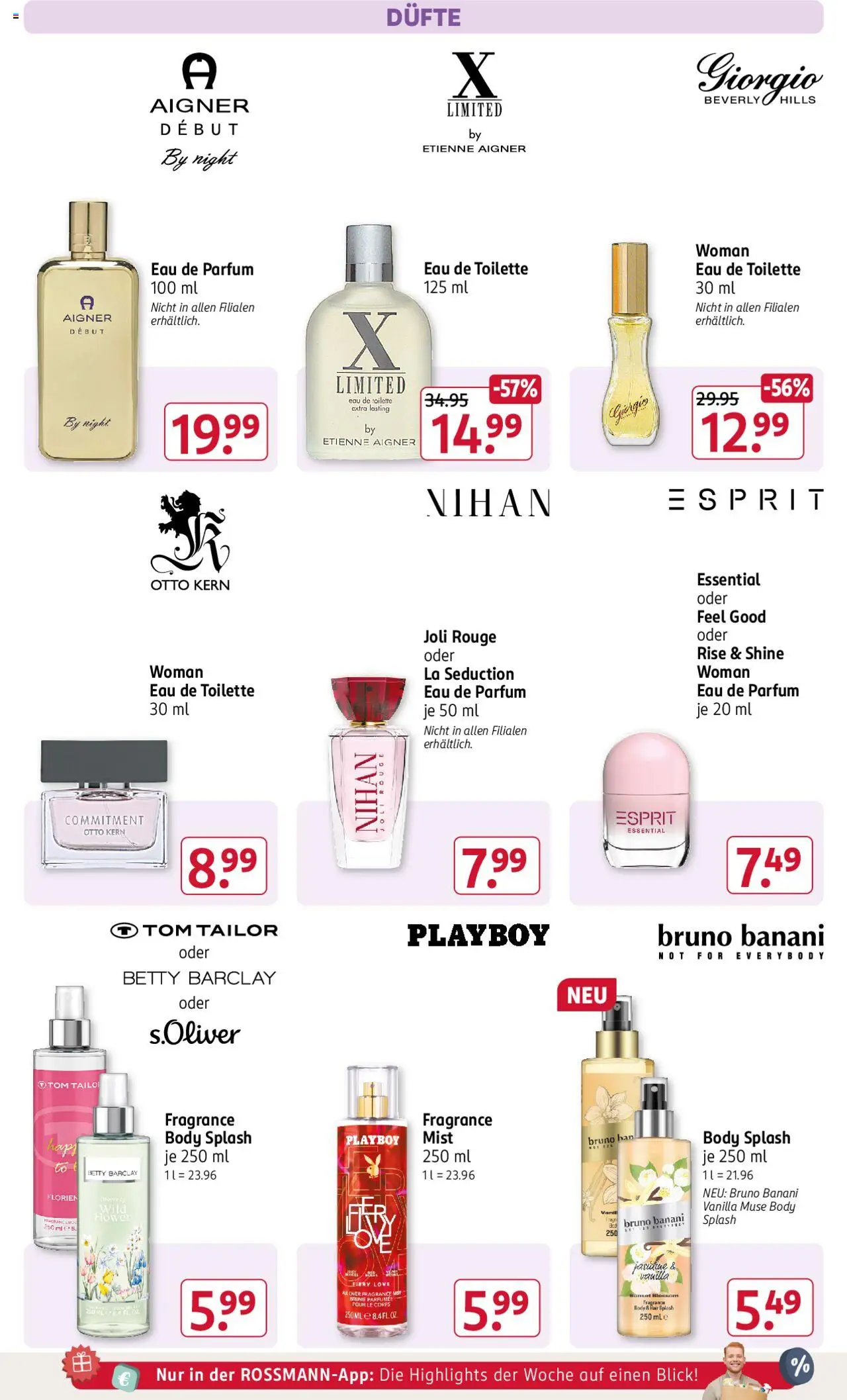 Rossmann Prospekt 	 - gültig ab dem 25.08.2025 | Seite: 5 | Produkte: Toilette, Parfüm, Rouge, Eau de Parfum