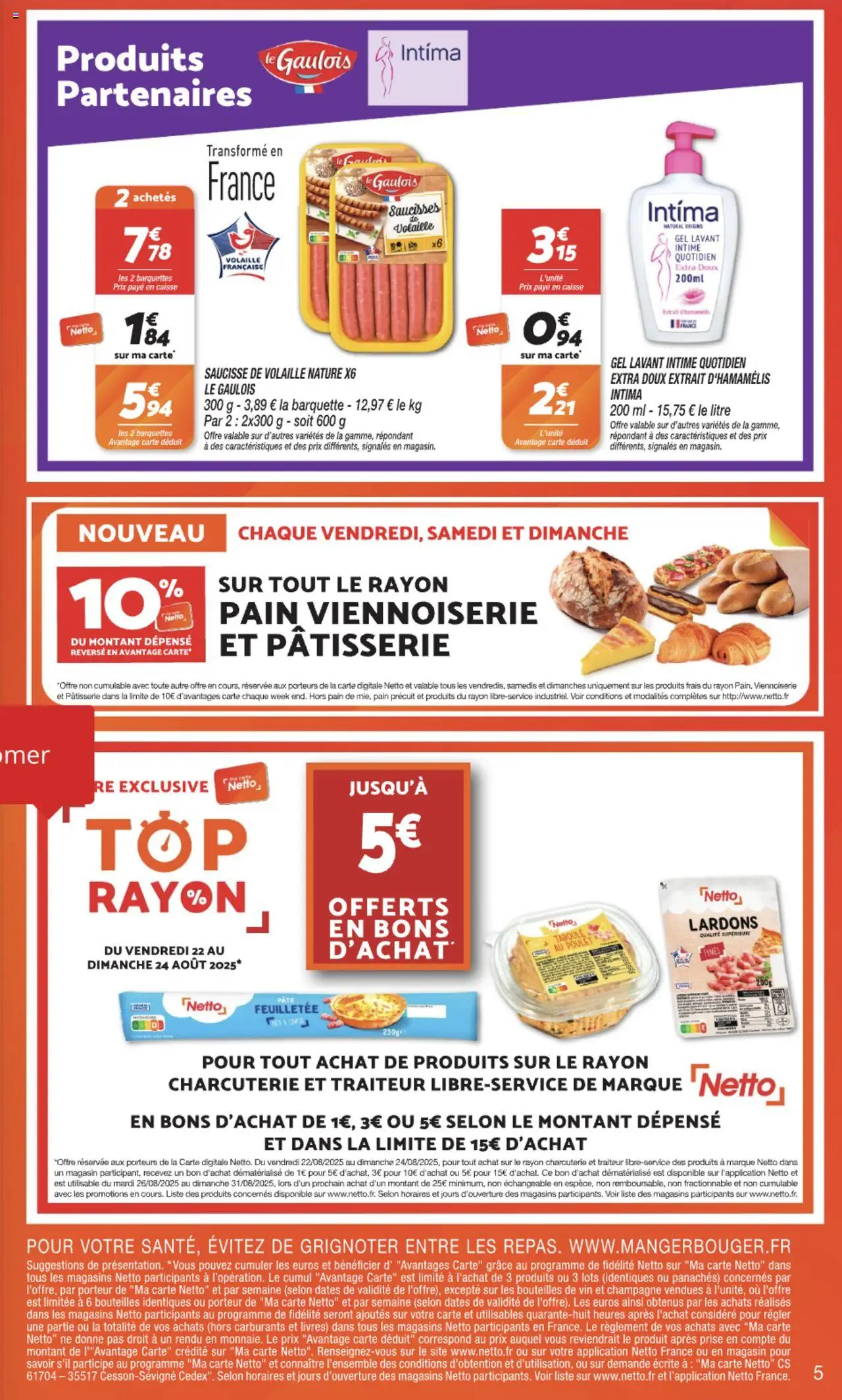  | Page: 5 | Produits: Volaille, Lardons, Champagne, Prise