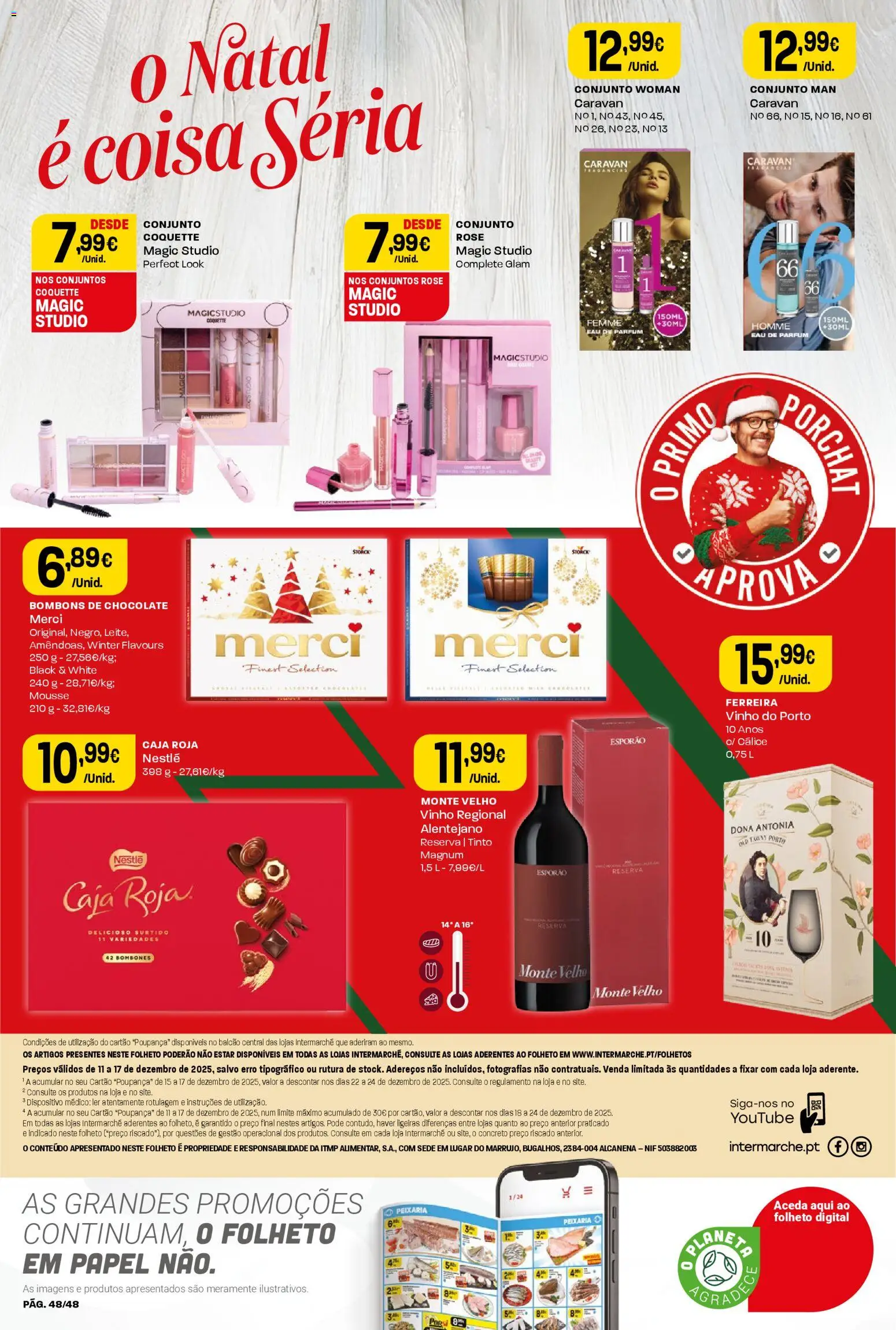 Intermarché folheto │ válido de 11.12.2025 | Página: 48 | Produtos: Nestlé, Chocolate, Vinho