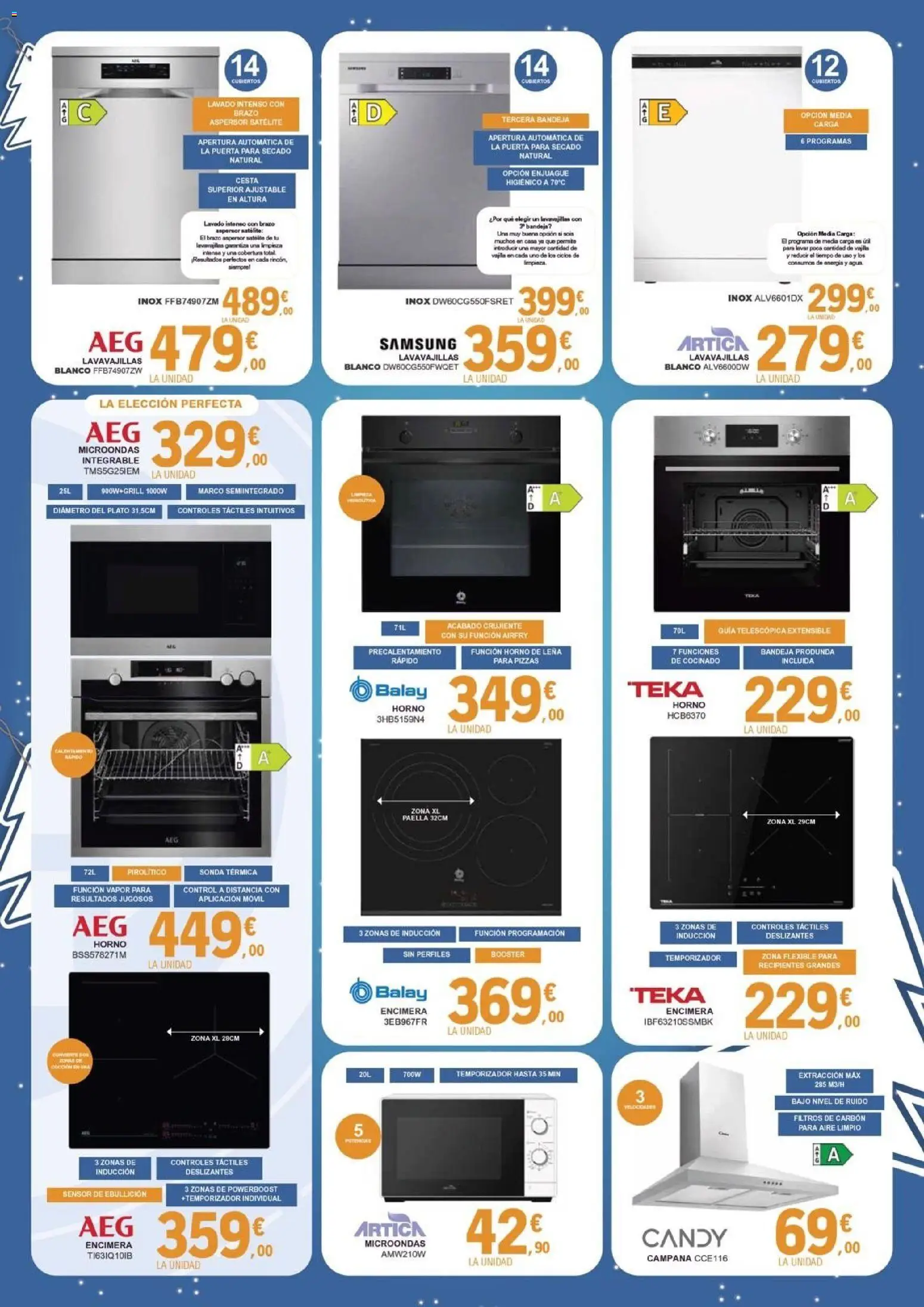 E.Leclerc folleto │ válido desde el 01.12.2025 | Página: 4 | Productos: Horno, Lavavajillas, Marco, Cesta