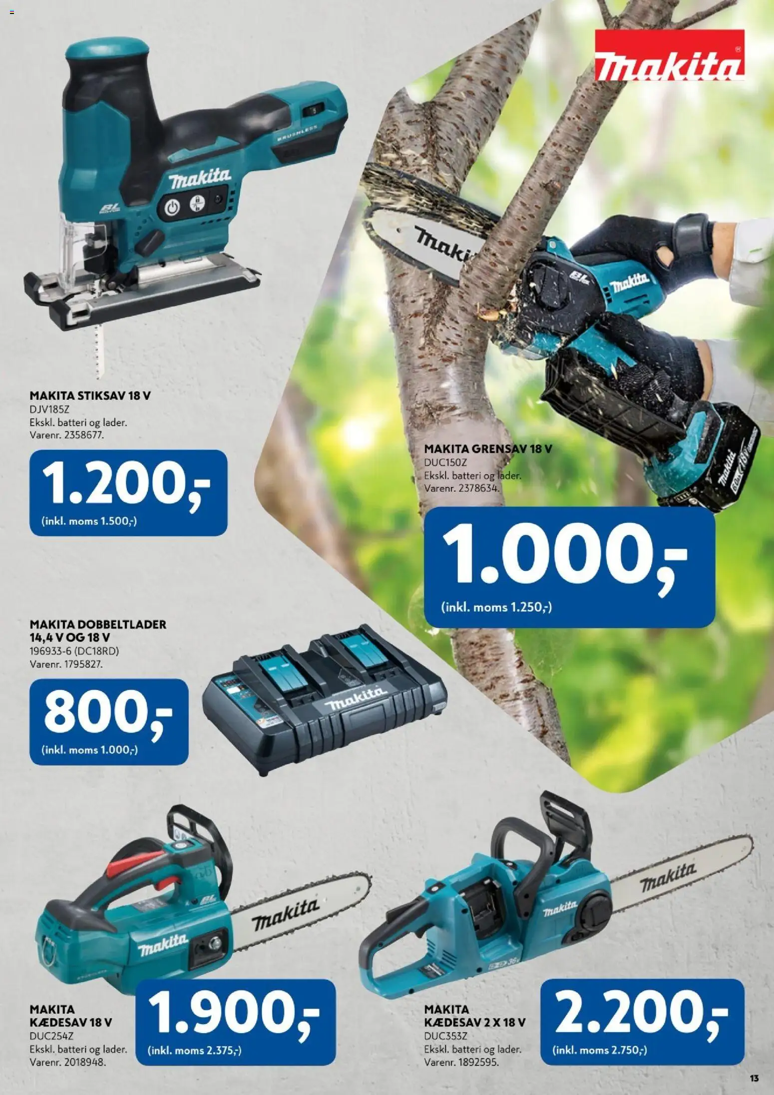 Davidsen tilbudsavis – gyldig fra 23.04.2026 | Side: 13 | Produkter: Batteri