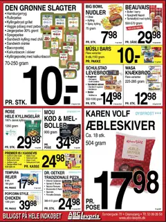 Abc Lavpris - Glamsbjerg gyldig fra 29.10.2025 | Side: 6 | Produkter: Pålæg, Müsli, Vafler, Knækbrød