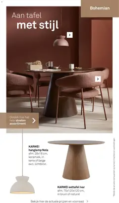 KARWEI - Woonspecial Meublels 2025 - Voorbeeld van een folder van KARWEI, geldig van 29.09.2025 | Pagina: 12 | Producten: Tafel