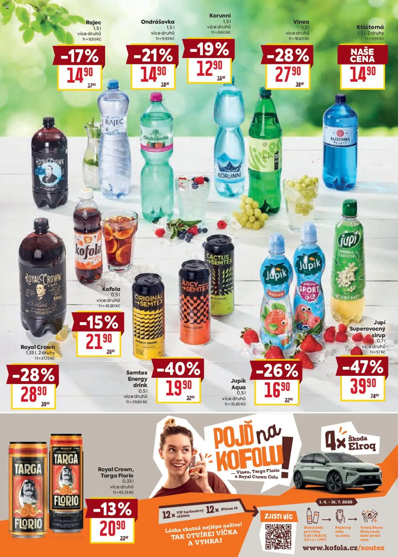 Billa Velký leták od 25.06.2025 | Strana: 22 | Produkty: Jupí, Semtex, Kofola, Energy drink