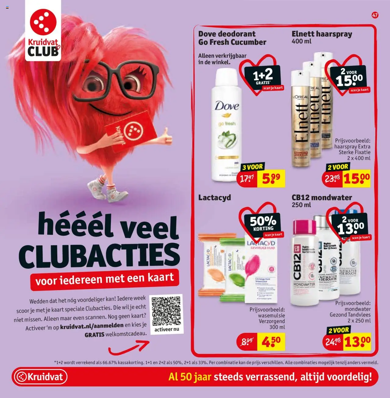  | Pagina: 47 | Producten: Deodorant, Mondwater, Kaart, Haarspray