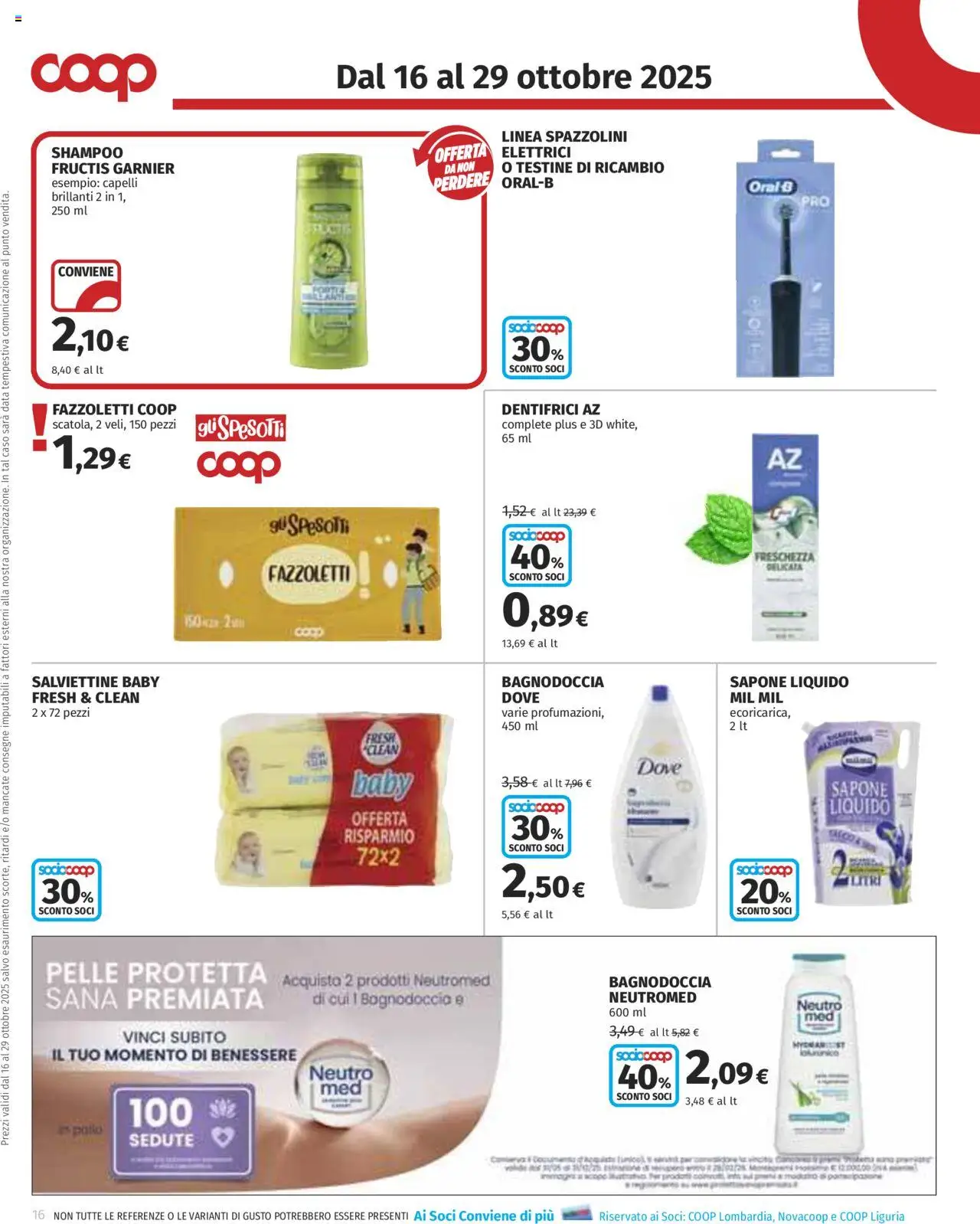 Volantino COOP del 16.10.2025 | Pagina: 16