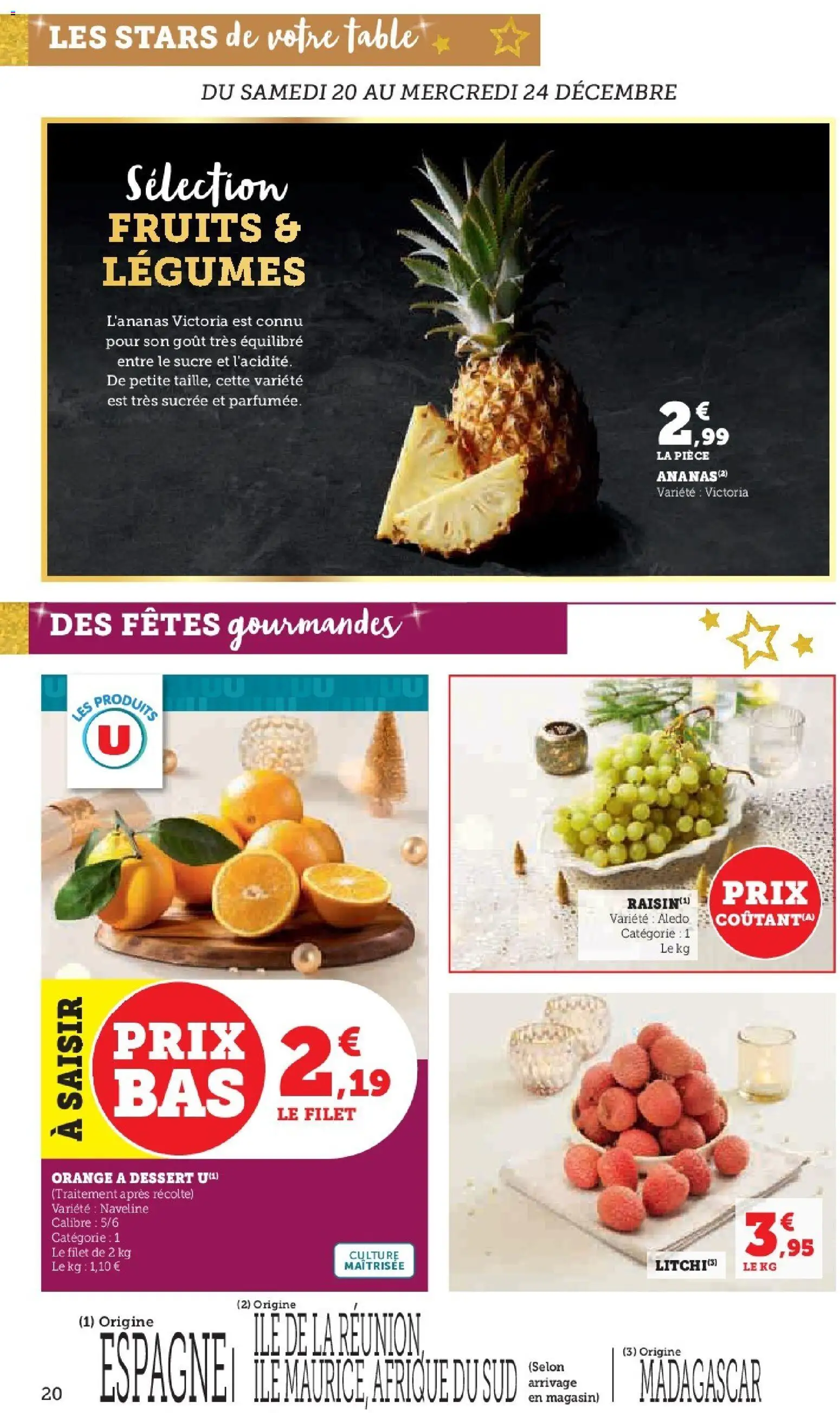 {H1} | Page: 20 | Produits: Sucre, Orange, Table