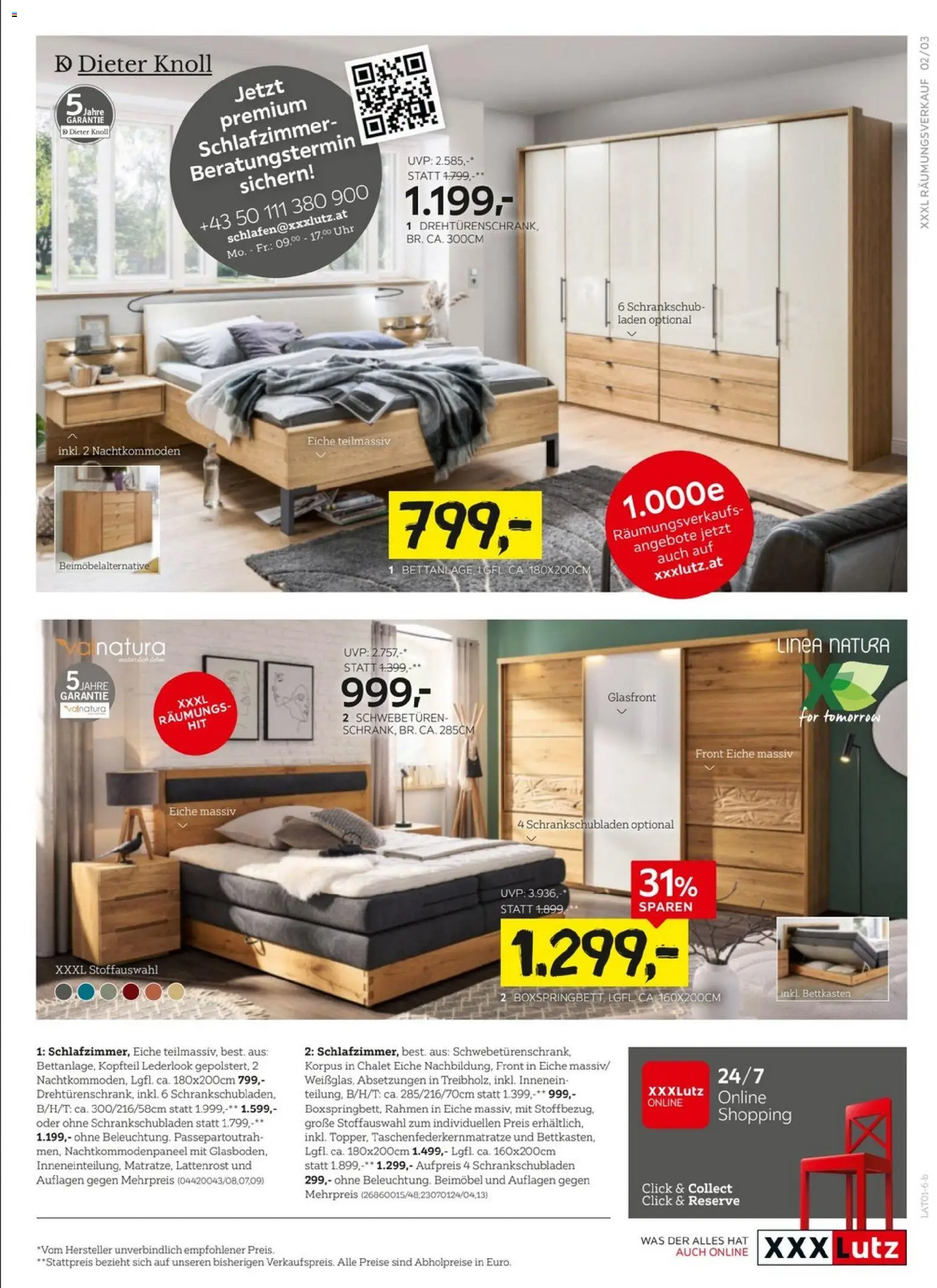 XXXLutz Winter Sonderverkauf gültig ab 29.12.2025 | Seite: 3 | Produkte: Uhr, Lattenrost