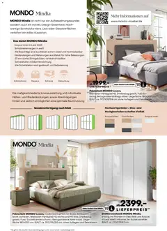 Ostermann Endlich Herbst MONDO Prospekt ab 25.10.2025 gültig | Seite: 20 | Produkte: Drehtürenschrank, Polsterbett, Liege