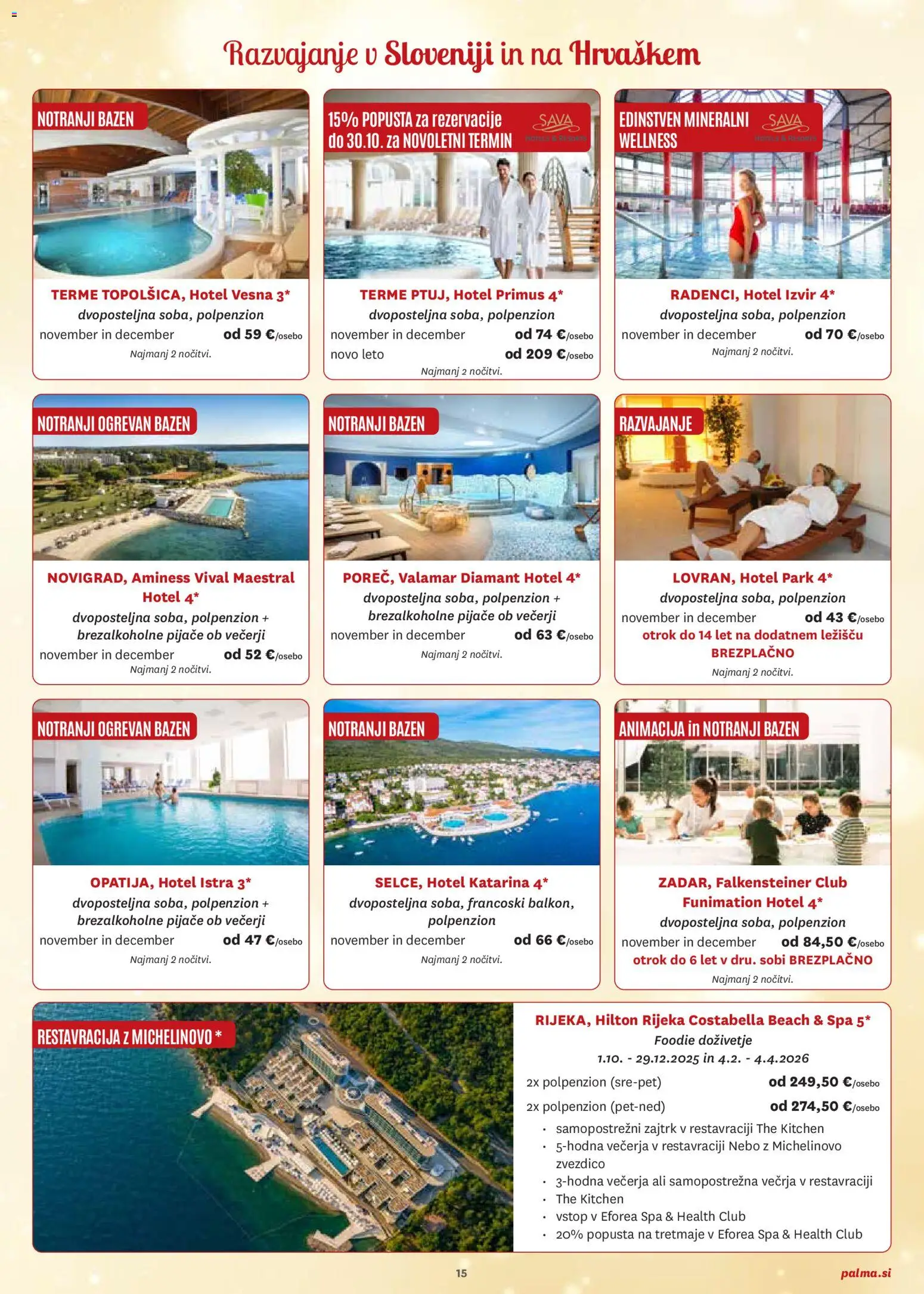 Novi Palma katalog ponudbe – veljaven od 27.10.2025 | Stran: 15 | Izdelki: Bazen